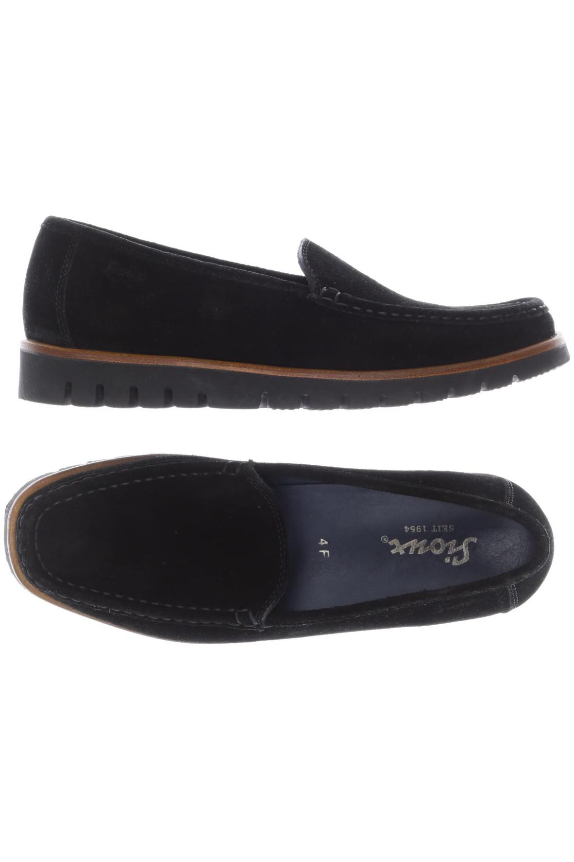

Sioux Damen Halbschuh, schwarz, Gr. 4
