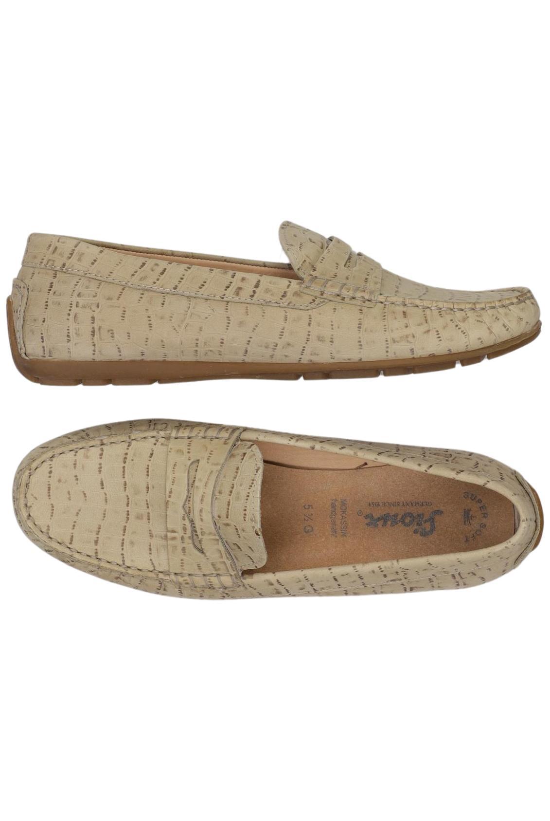 

Sioux Damen Halbschuh, beige, Gr. 5.5