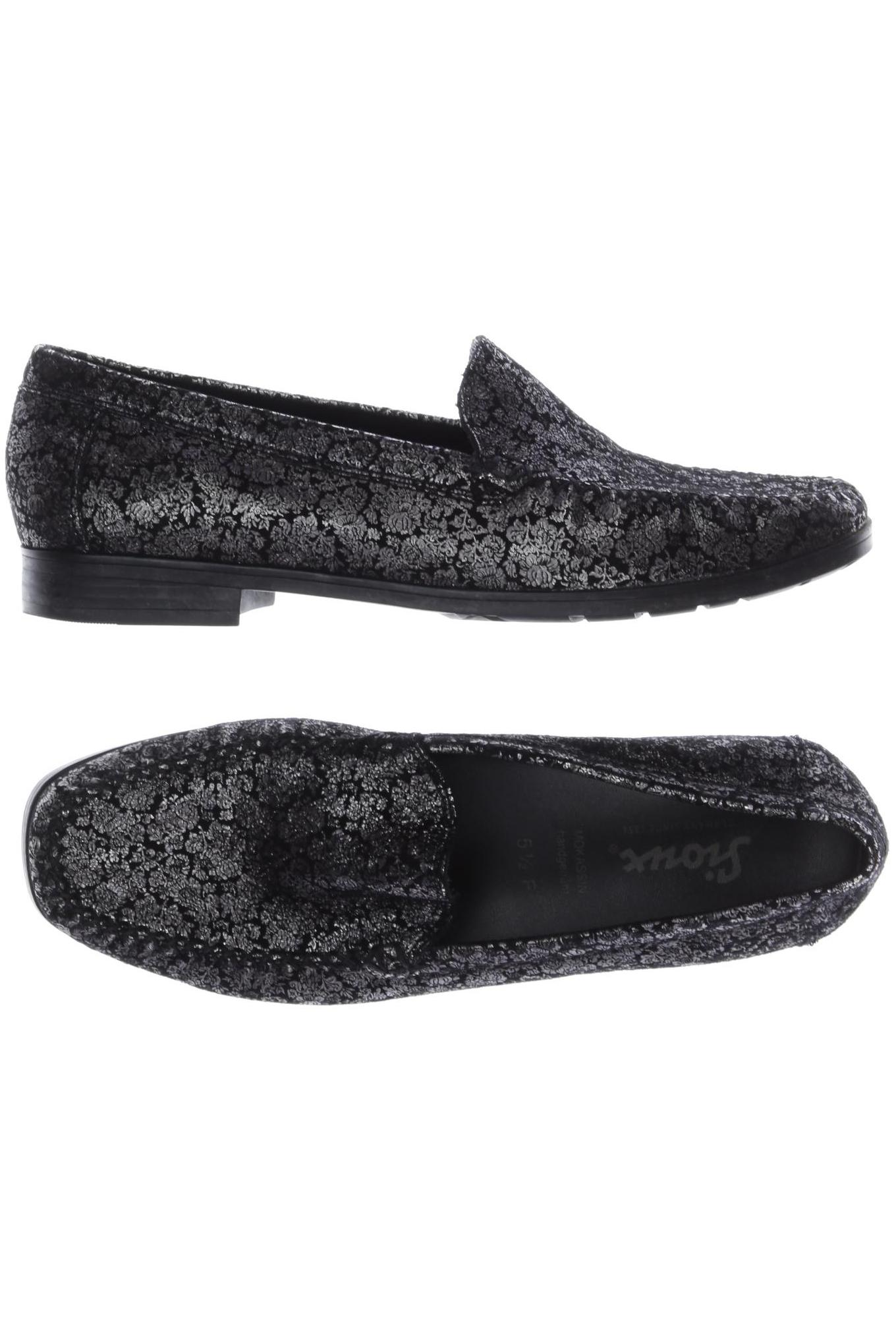 

Sioux Damen Halbschuh, schwarz, Gr. 5.5