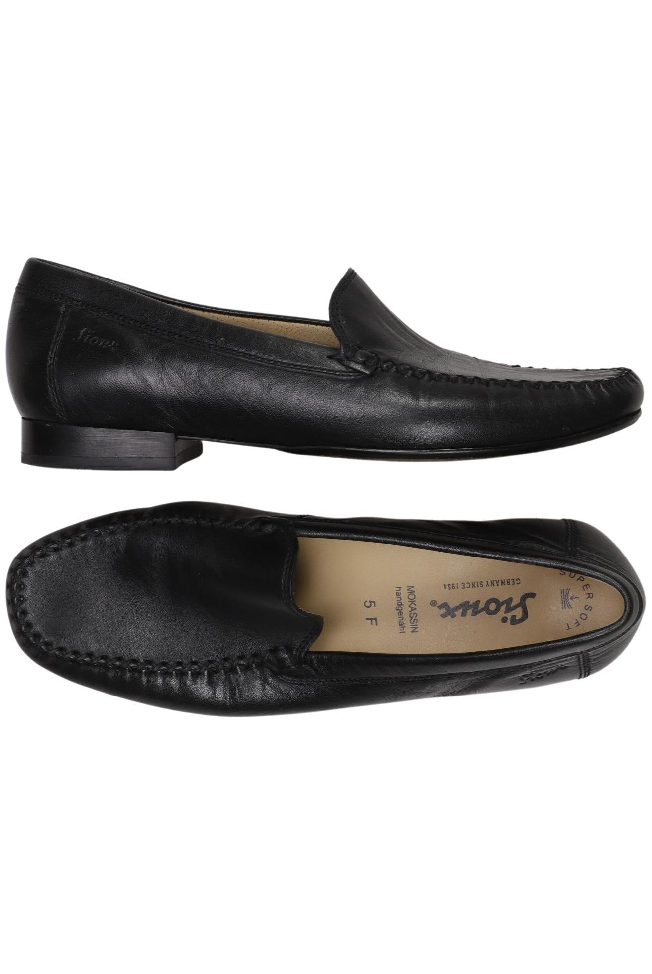 

Sioux Damen Halbschuh, schwarz, Gr. 5