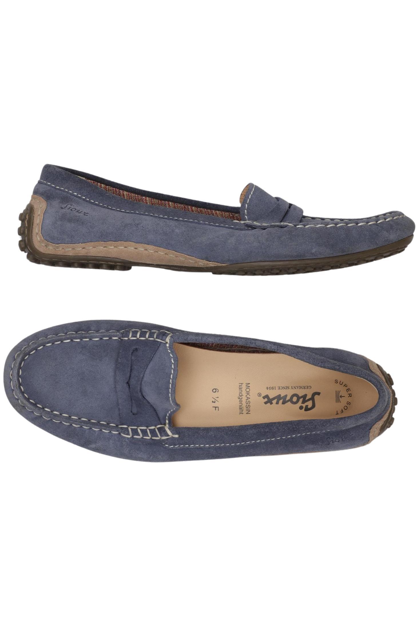 

Sioux Damen Halbschuh, blau, Gr. 6.5