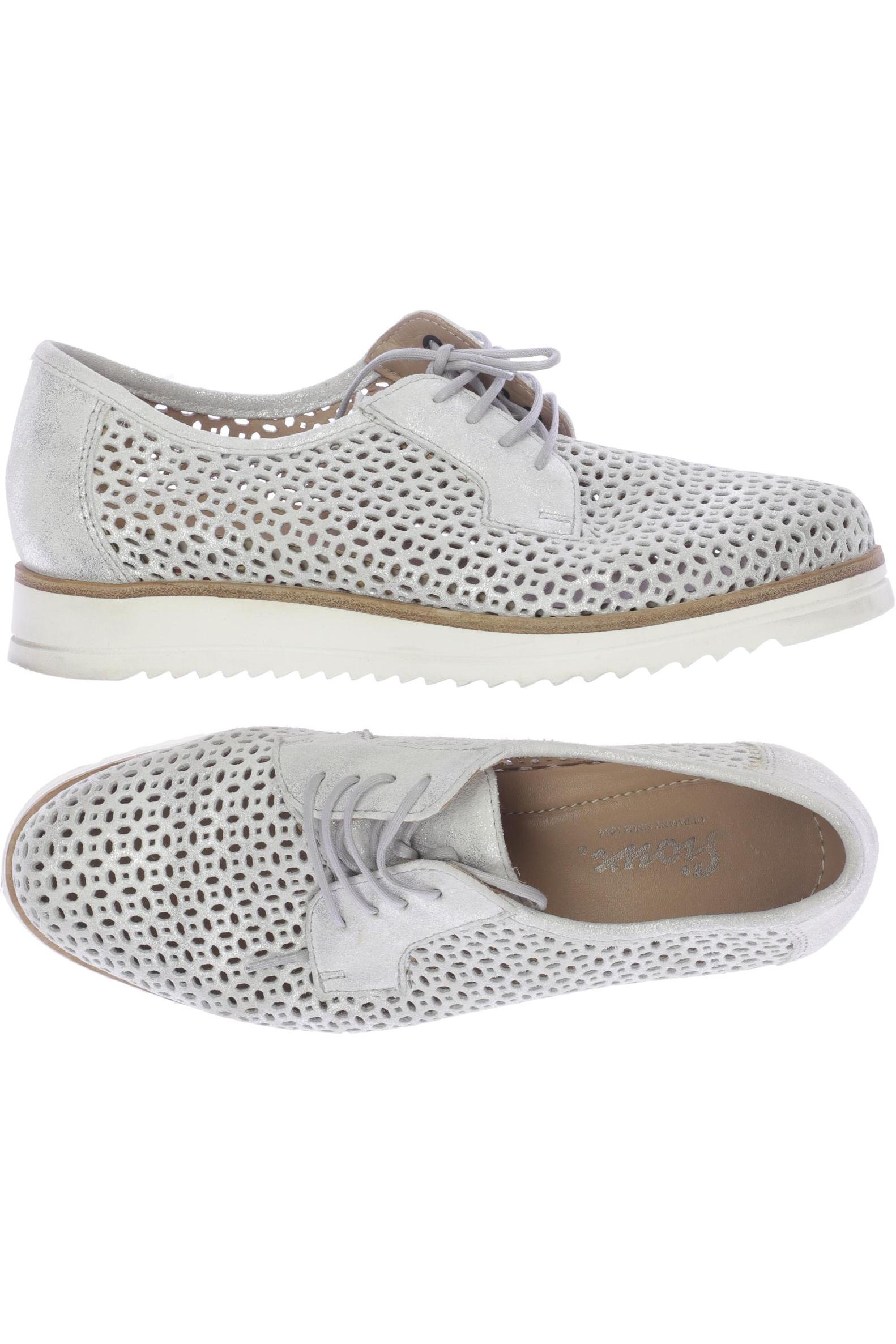 

Sioux Damen Halbschuh, silber, Gr. 4