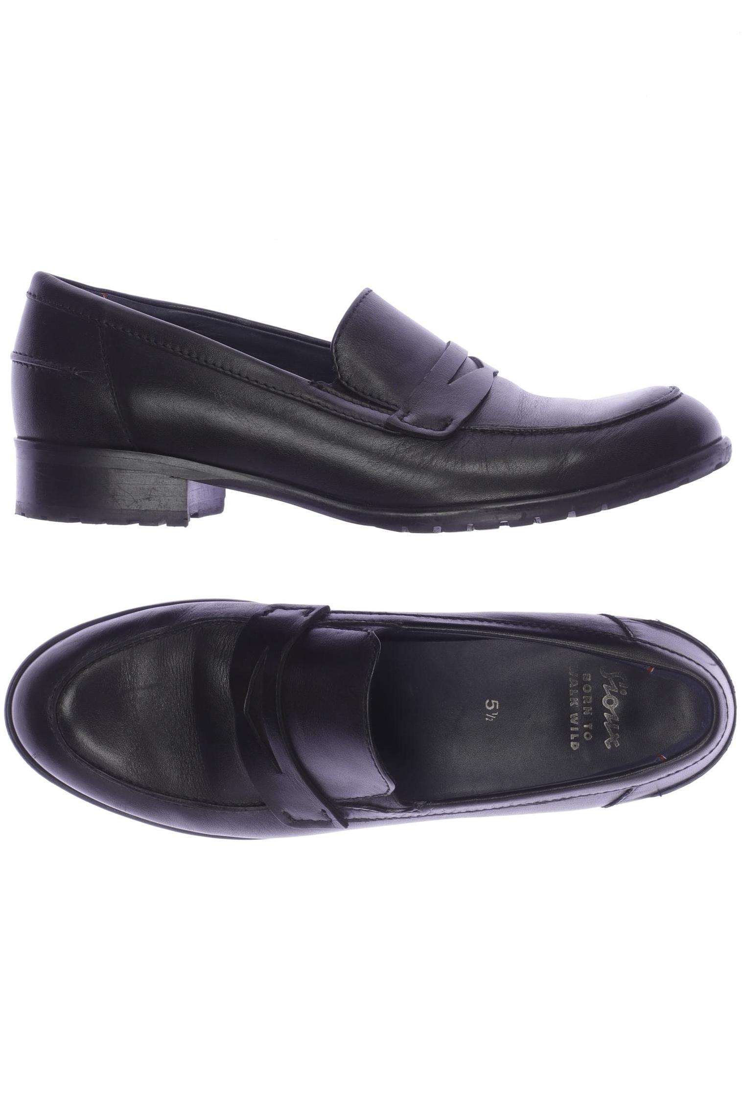 

Sioux Damen Halbschuh, schwarz, Gr. 5.5