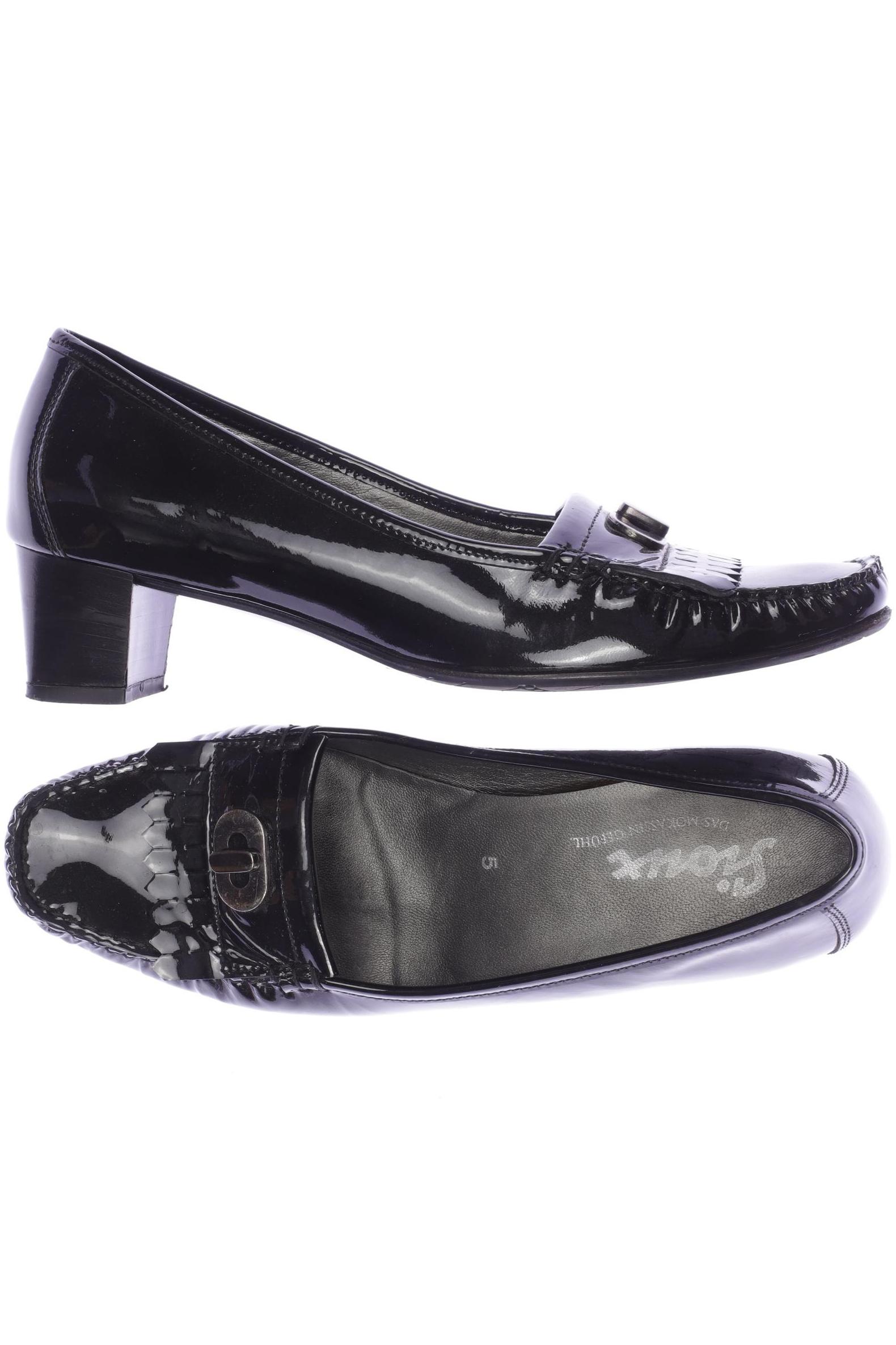 

Sioux Damen Pumps, schwarz, Gr. 5