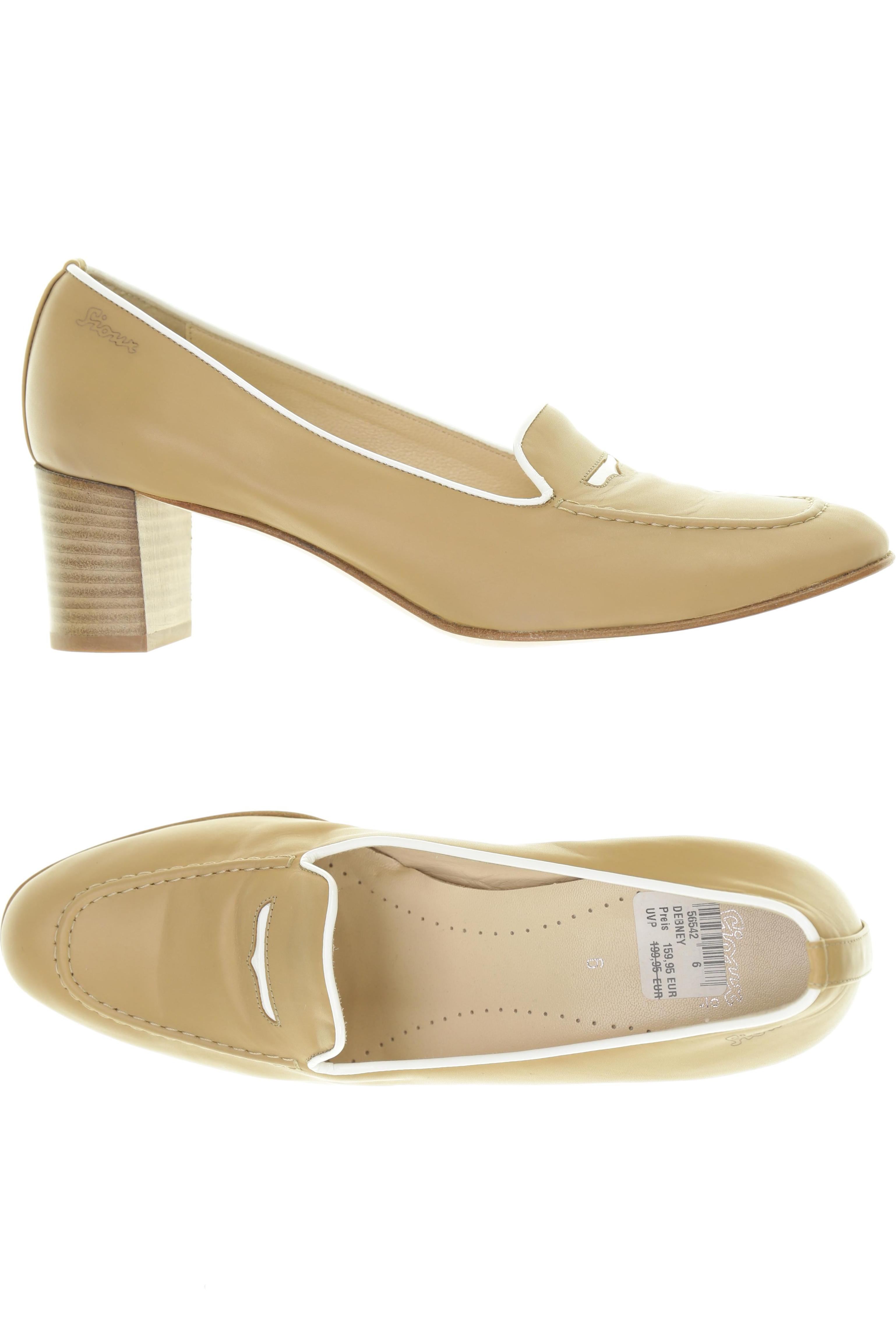 

Sioux Damen Pumps, beige, Gr. 6