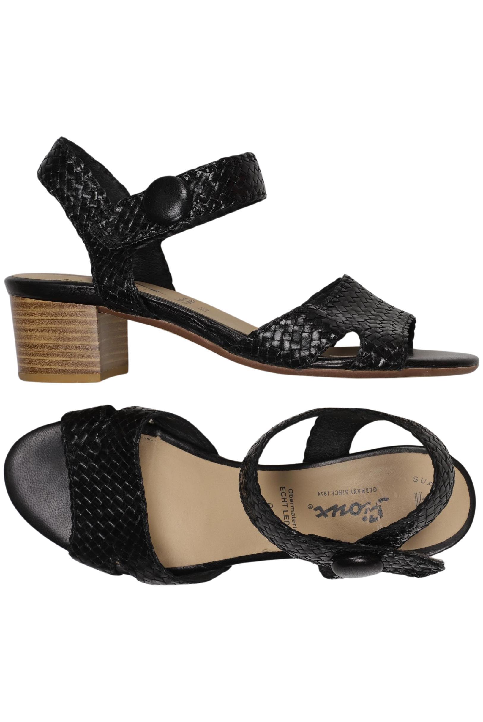 

Sioux Damen Sandale, schwarz, Gr. 6