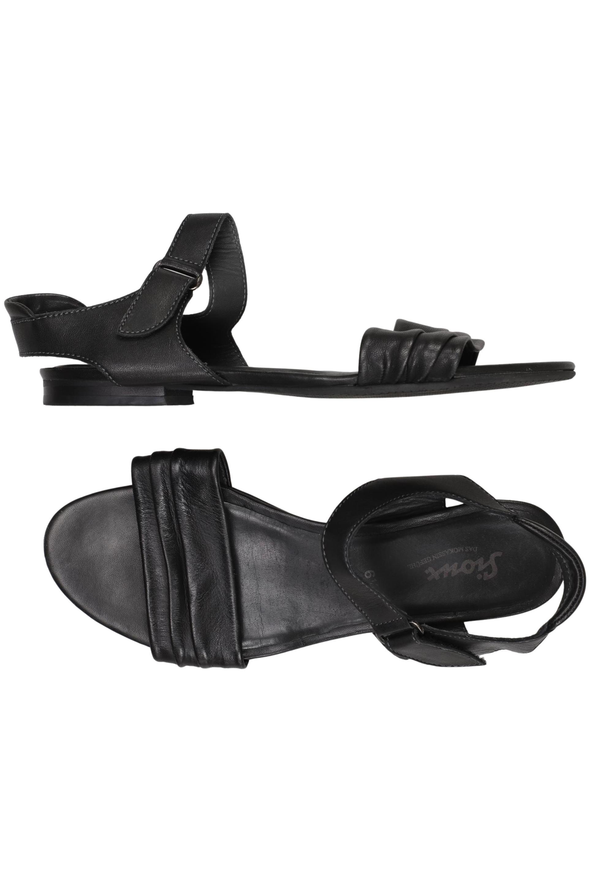 

Sioux Damen Sandale, schwarz, Gr. 6.5