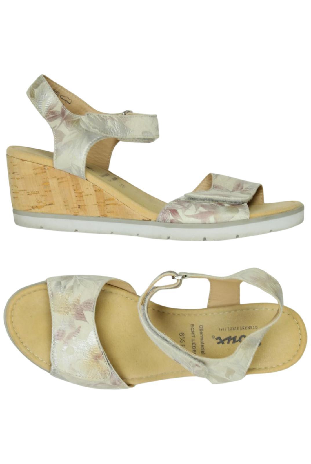 

Sioux Damen Sandale, beige, Gr. 6.5