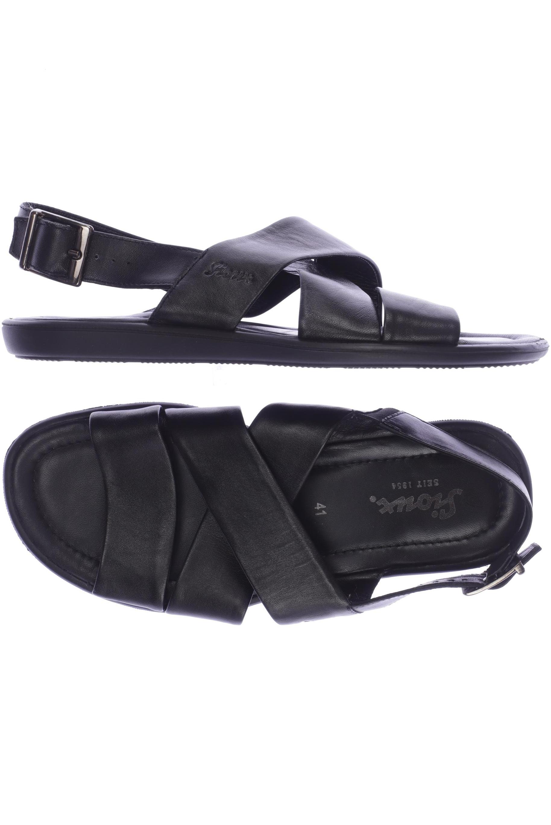 

Sioux Damen Sandale, schwarz, Gr. 41