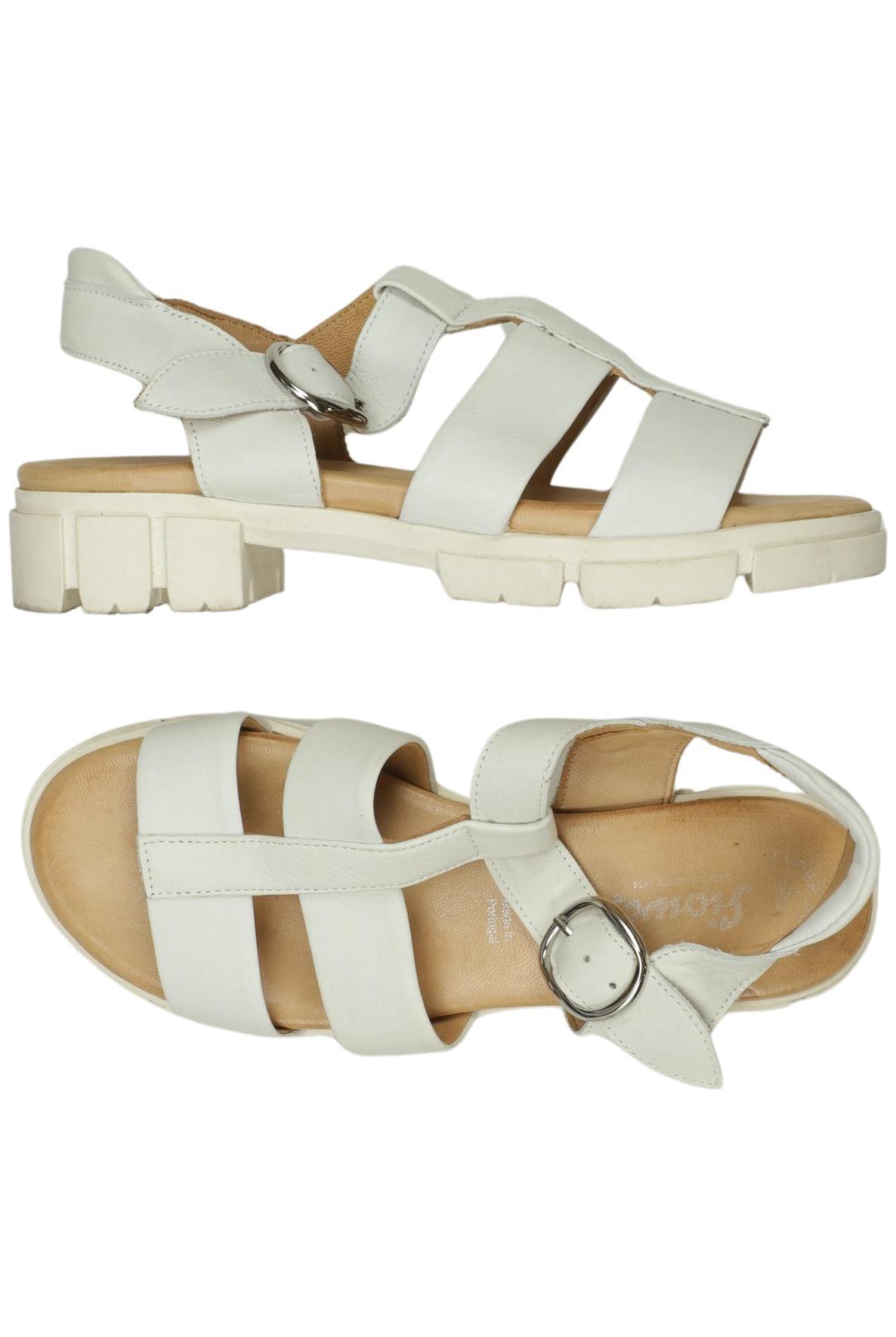 

Sioux Damen Sandale, weiß, Gr. 40