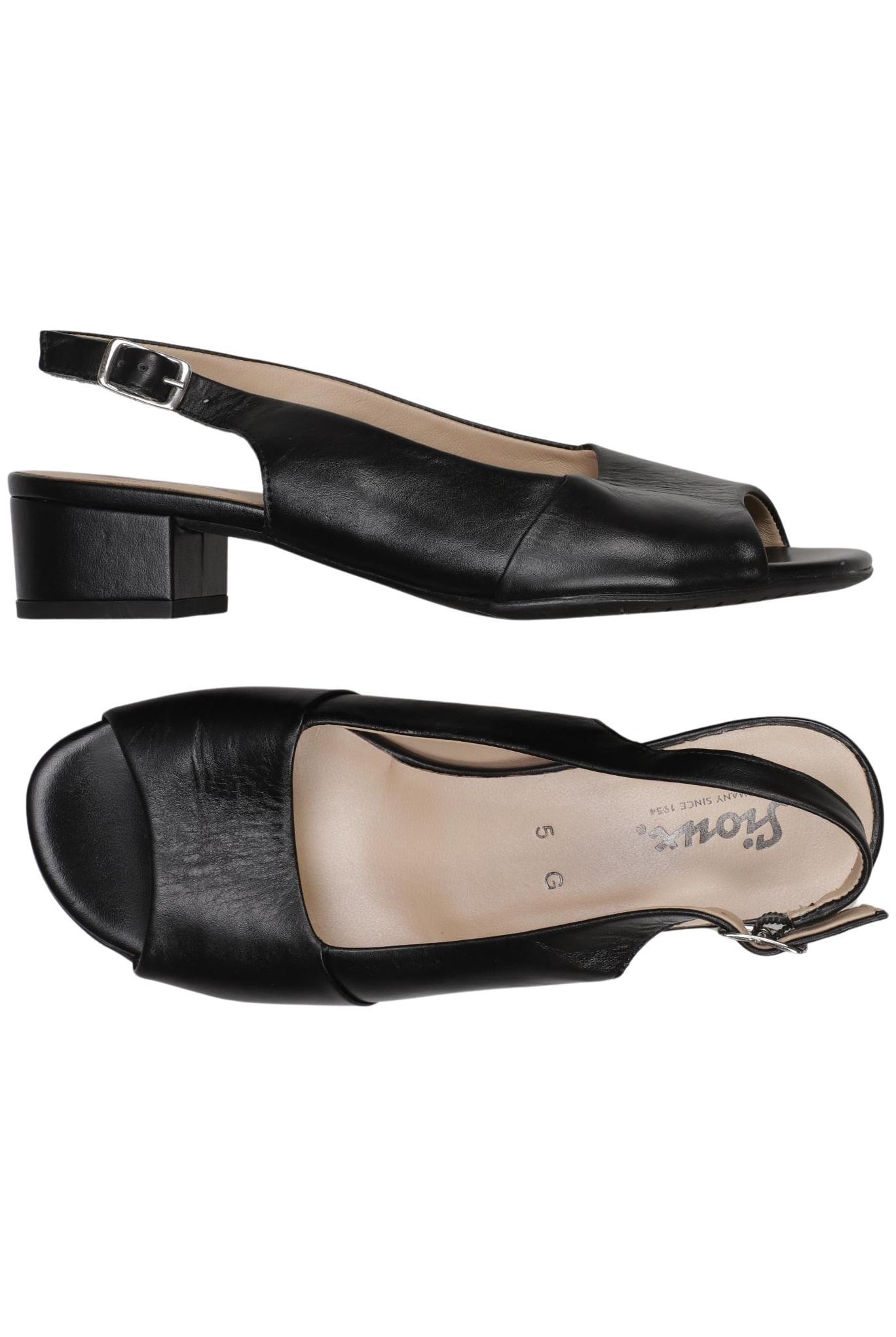 

Sioux Damen Sandale, schwarz, Gr. 5