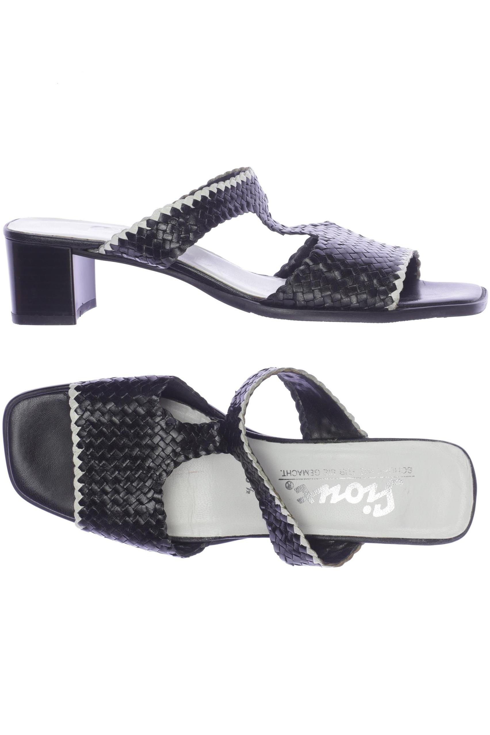 

Sioux Damen Sandale, schwarz, Gr. 6.5