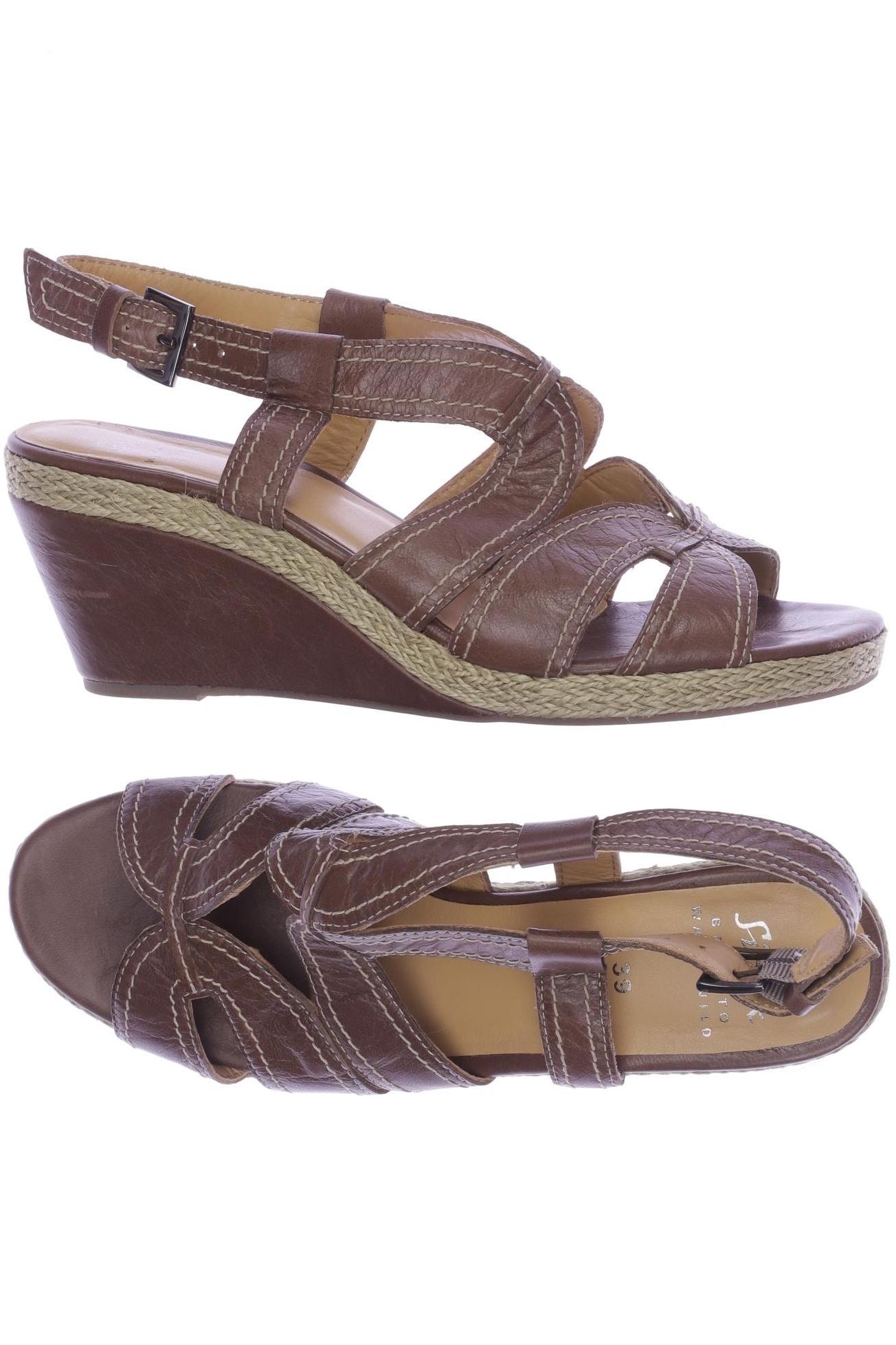 

Sioux Damen Sandale, braun, Gr. 39