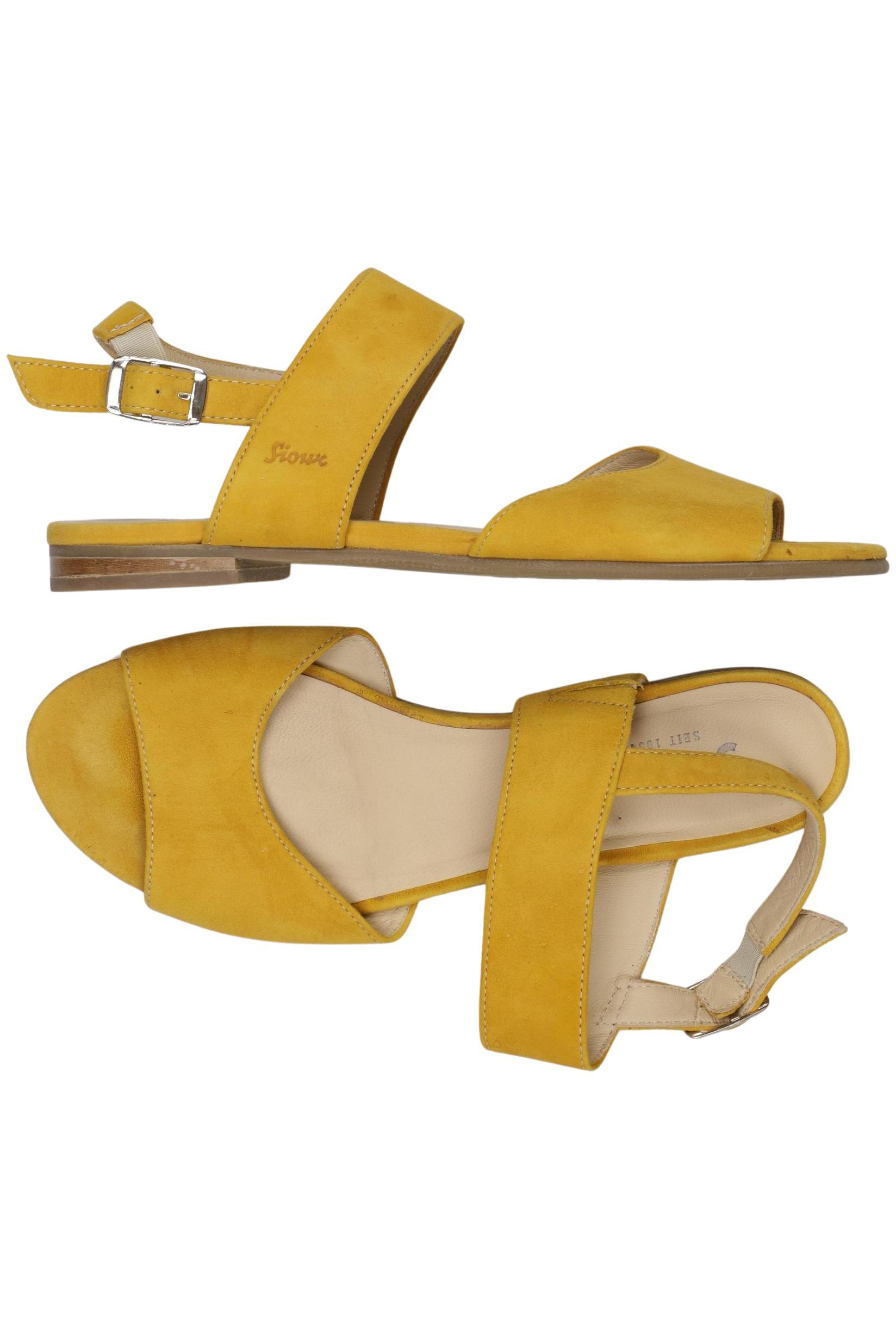 

Sioux Damen Sandale, gelb, Gr. 6.5