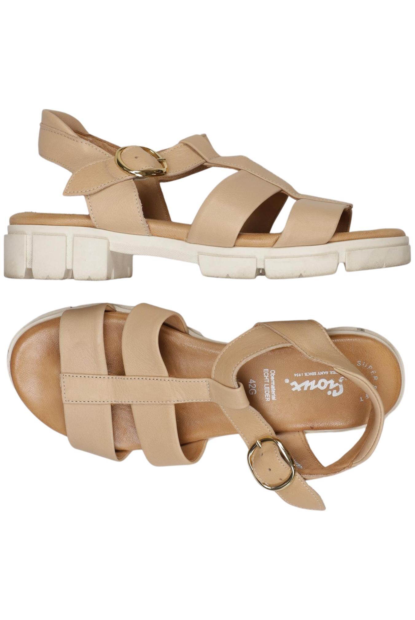 

Sioux Damen Sandale, beige, Gr. 42