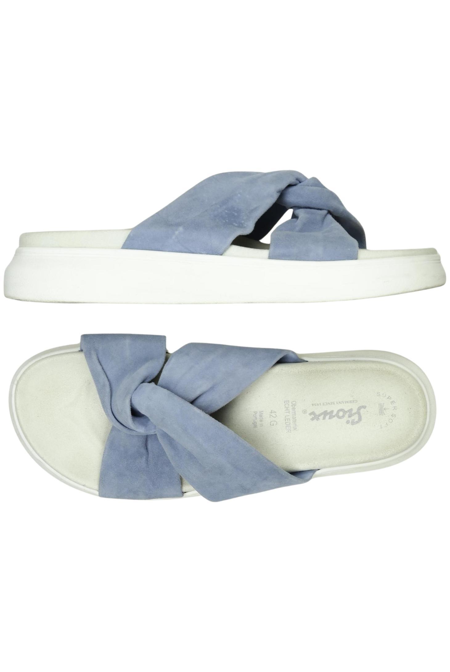 

Sioux Damen Sandale, hellblau, Gr. 42