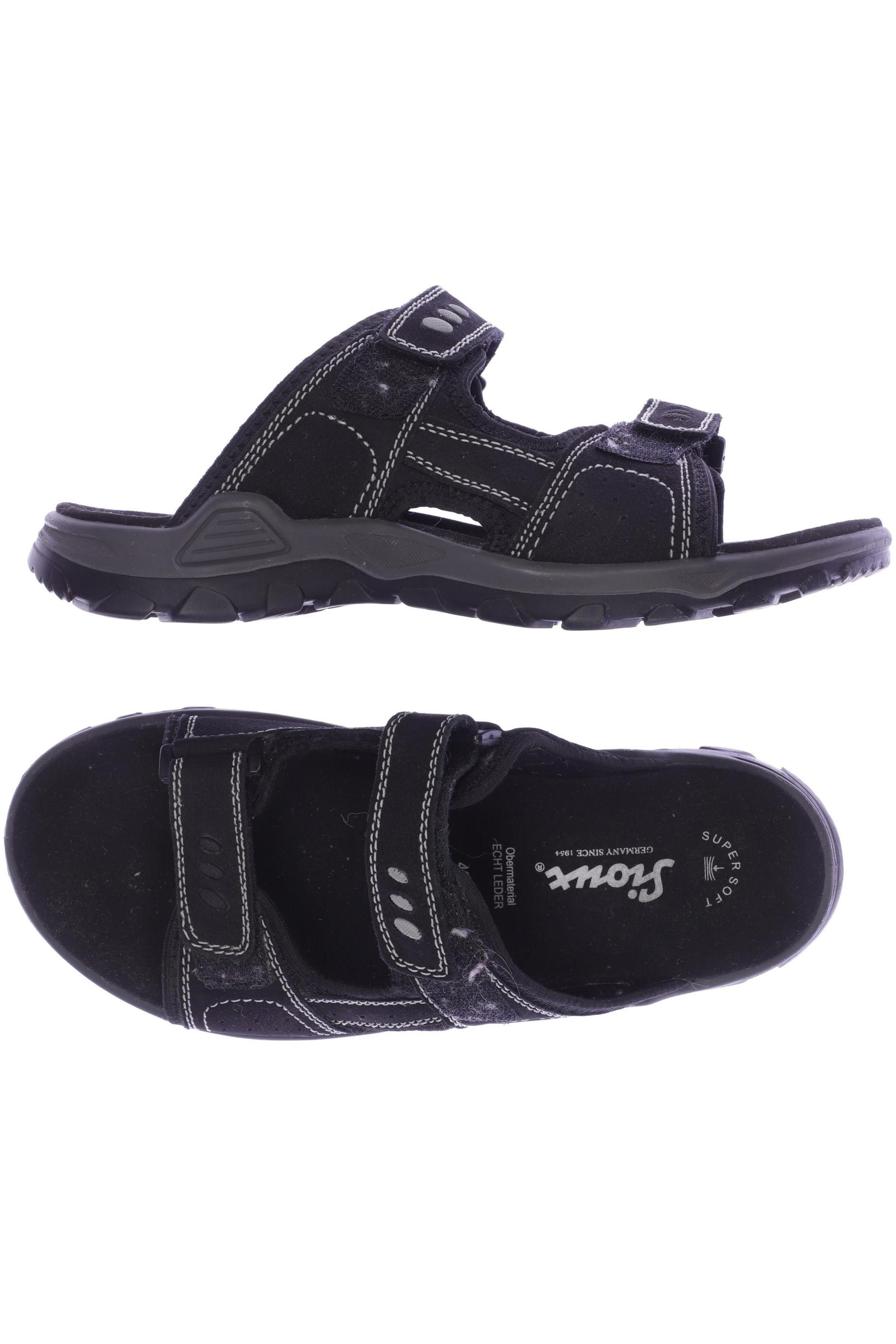 

Sioux Damen Sandale, schwarz, Gr. 42