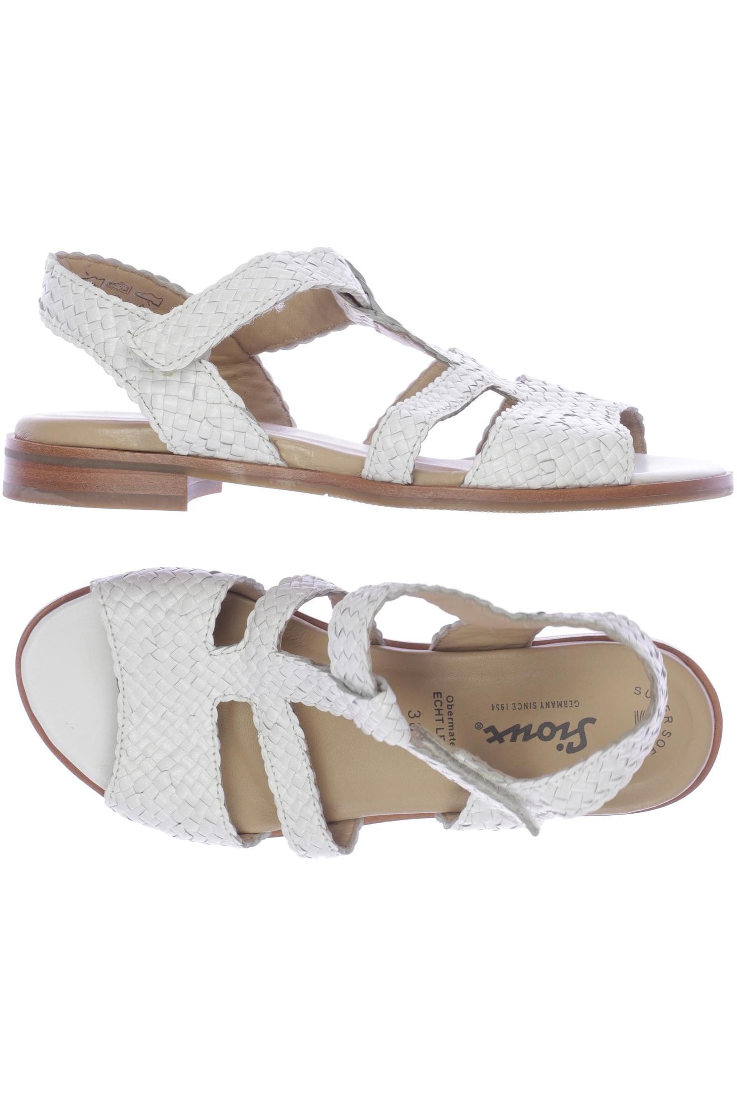 

Sioux Damen Sandale, weiß, Gr. 38