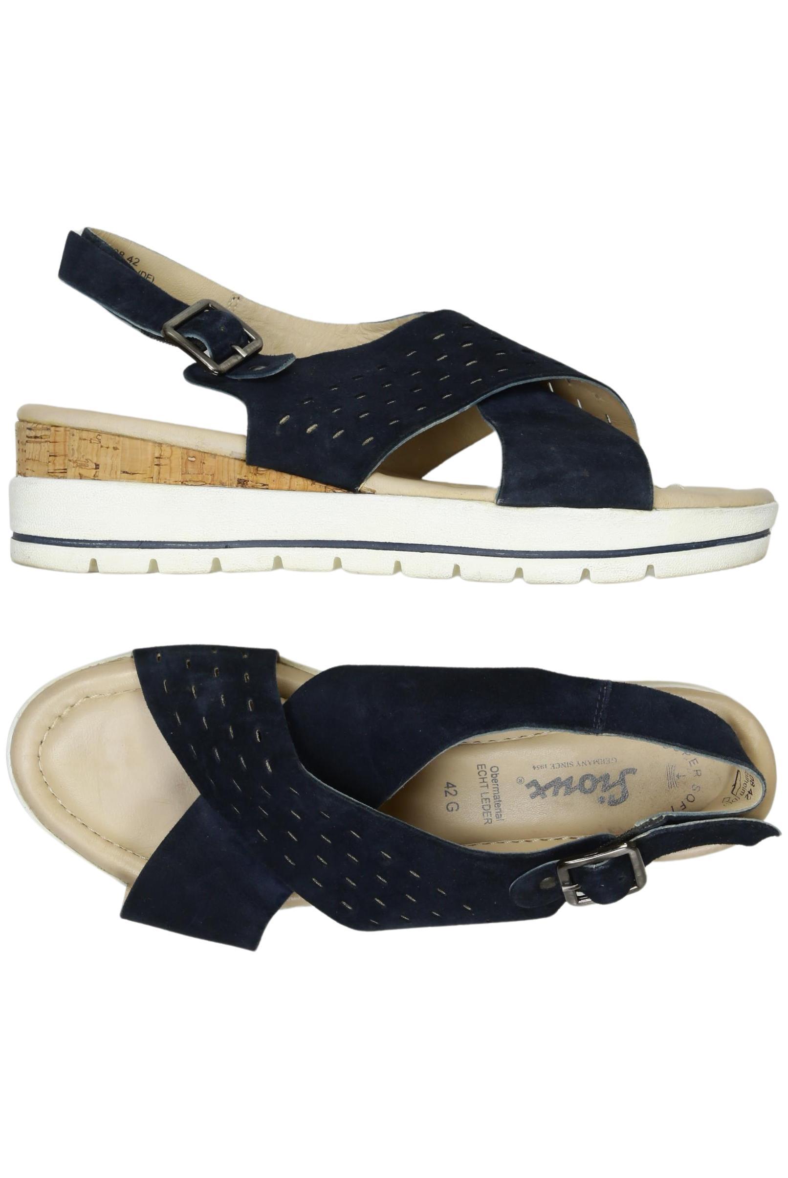 

Sioux Damen Sandale, marineblau, Gr. 42