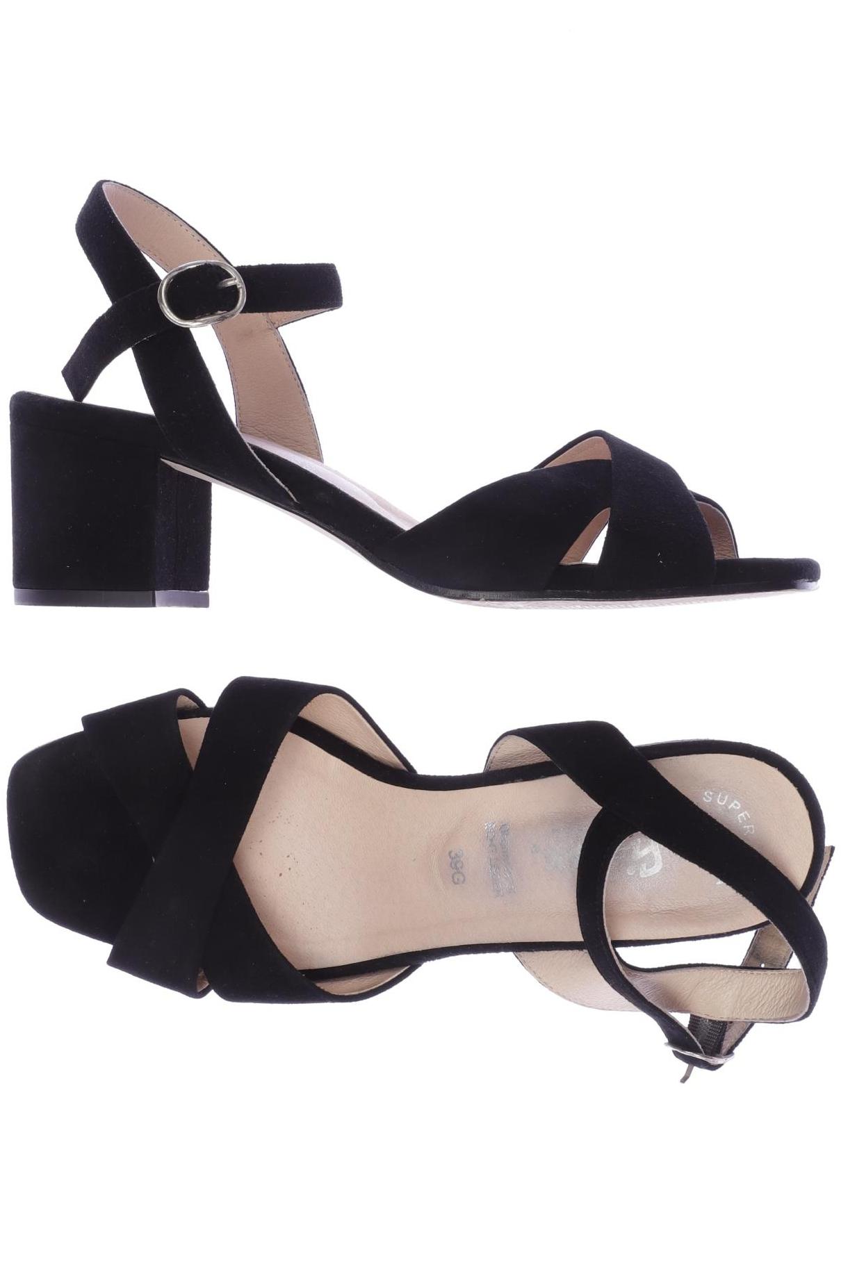 

Sioux Damen Sandale, schwarz, Gr. 39