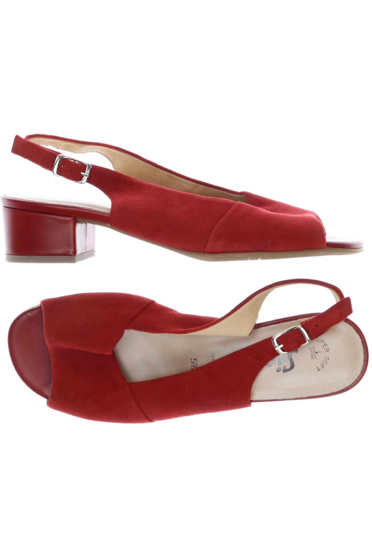 

Sioux Damen Sandale, rot, Gr. 5.5