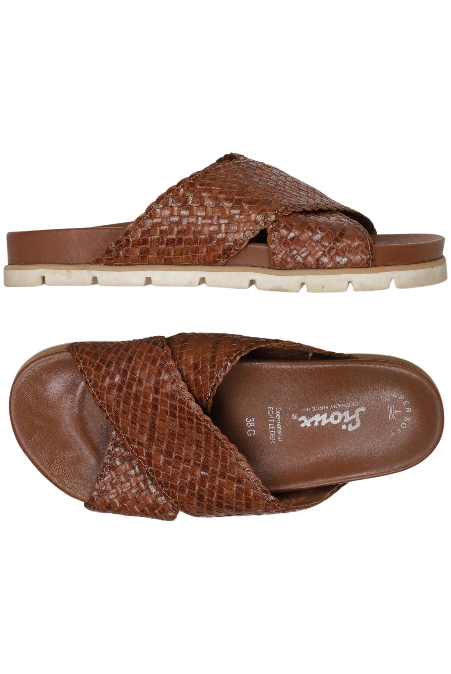 

Sioux Damen Sandale, braun, Gr. 38