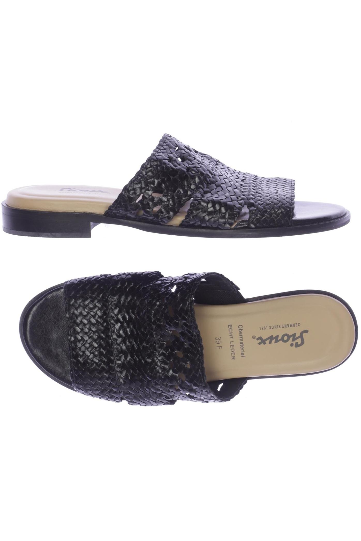 

Sioux Damen Sandale, schwarz, Gr. 39