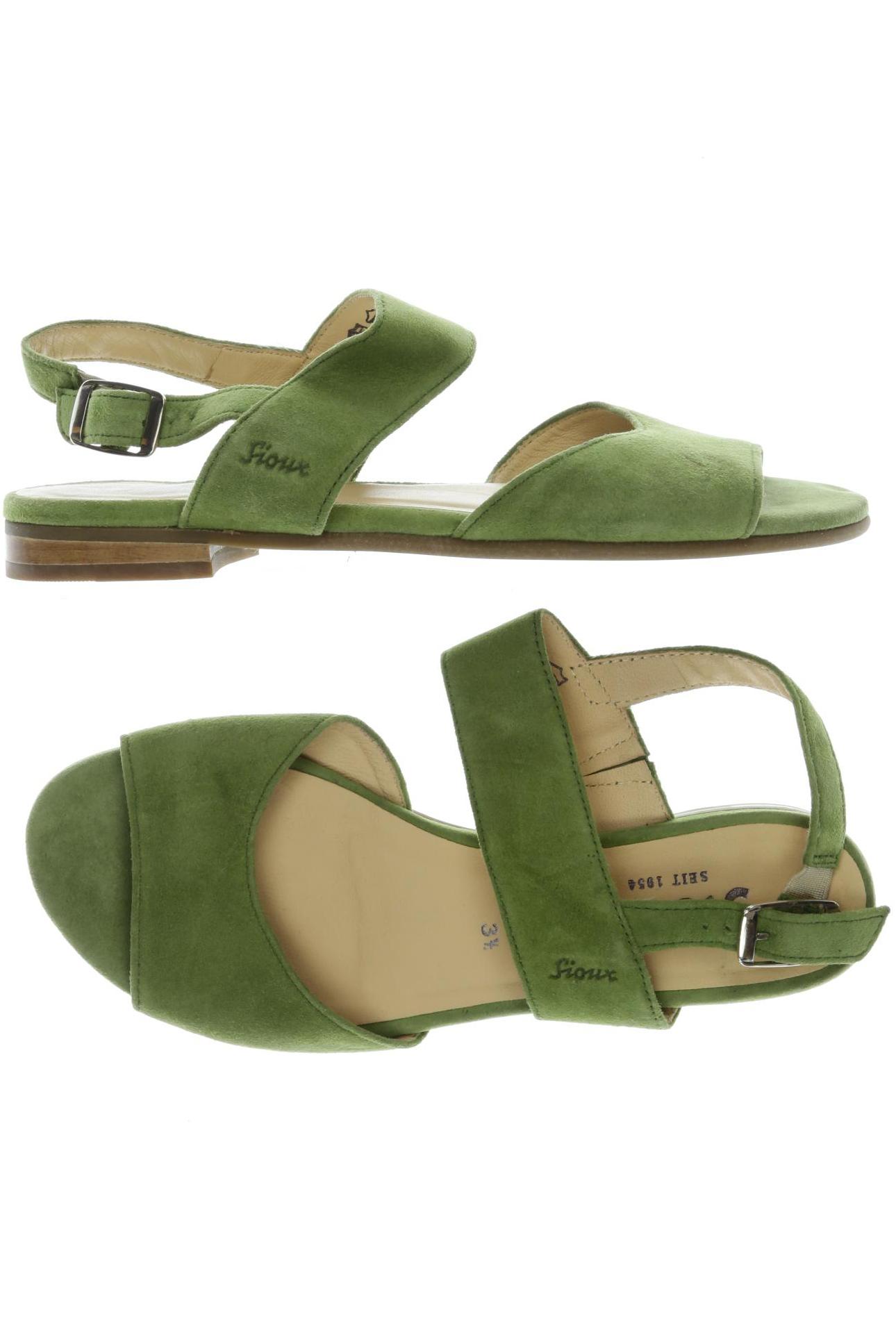 

Sioux Damen Sandale, grün, Gr. 3.5