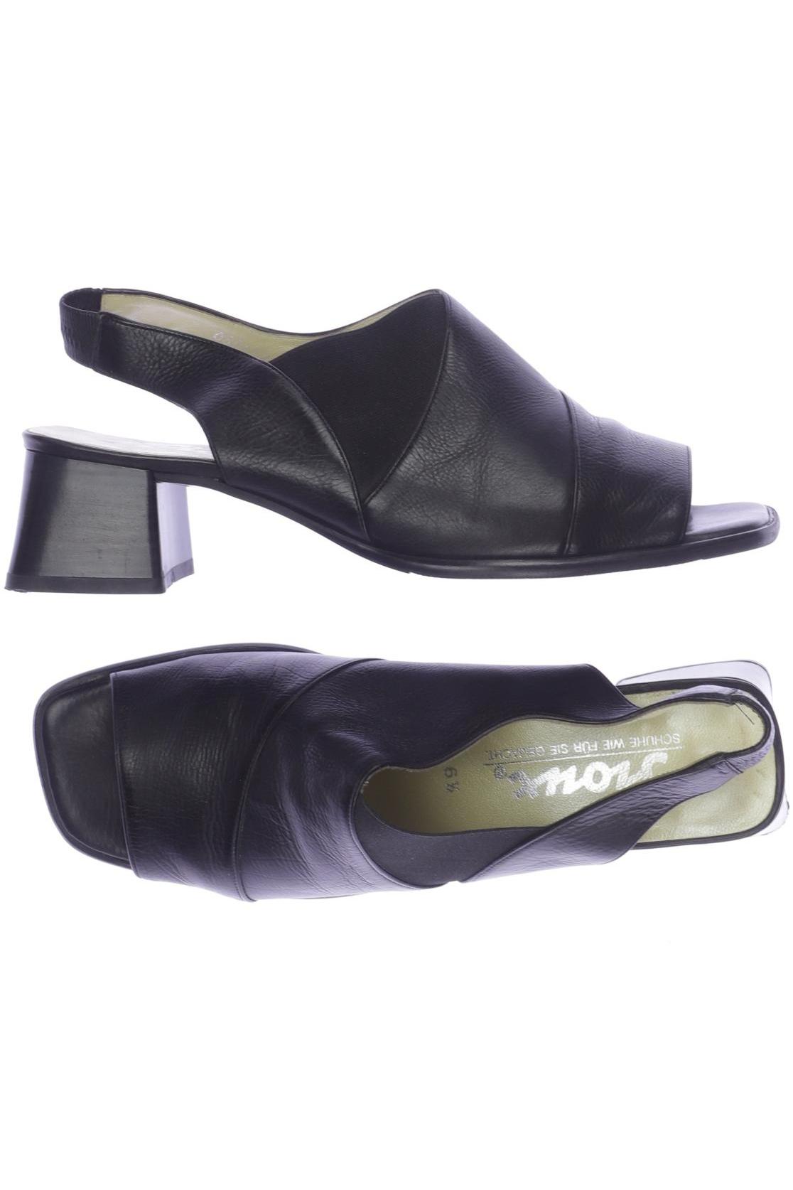 

Sioux Damen Sandale, schwarz, Gr. 6.5