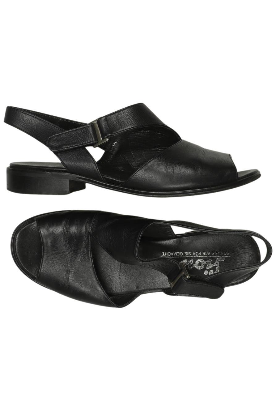 

Sioux Damen Sandale, schwarz, Gr. 5