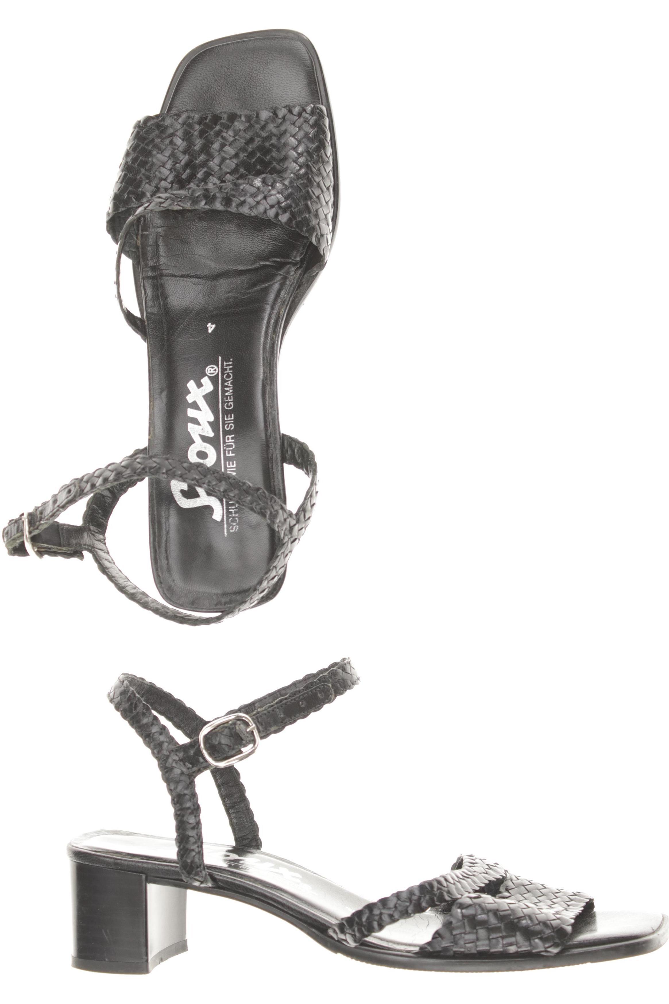 

Sioux Damen Sandale, schwarz, Gr. 4