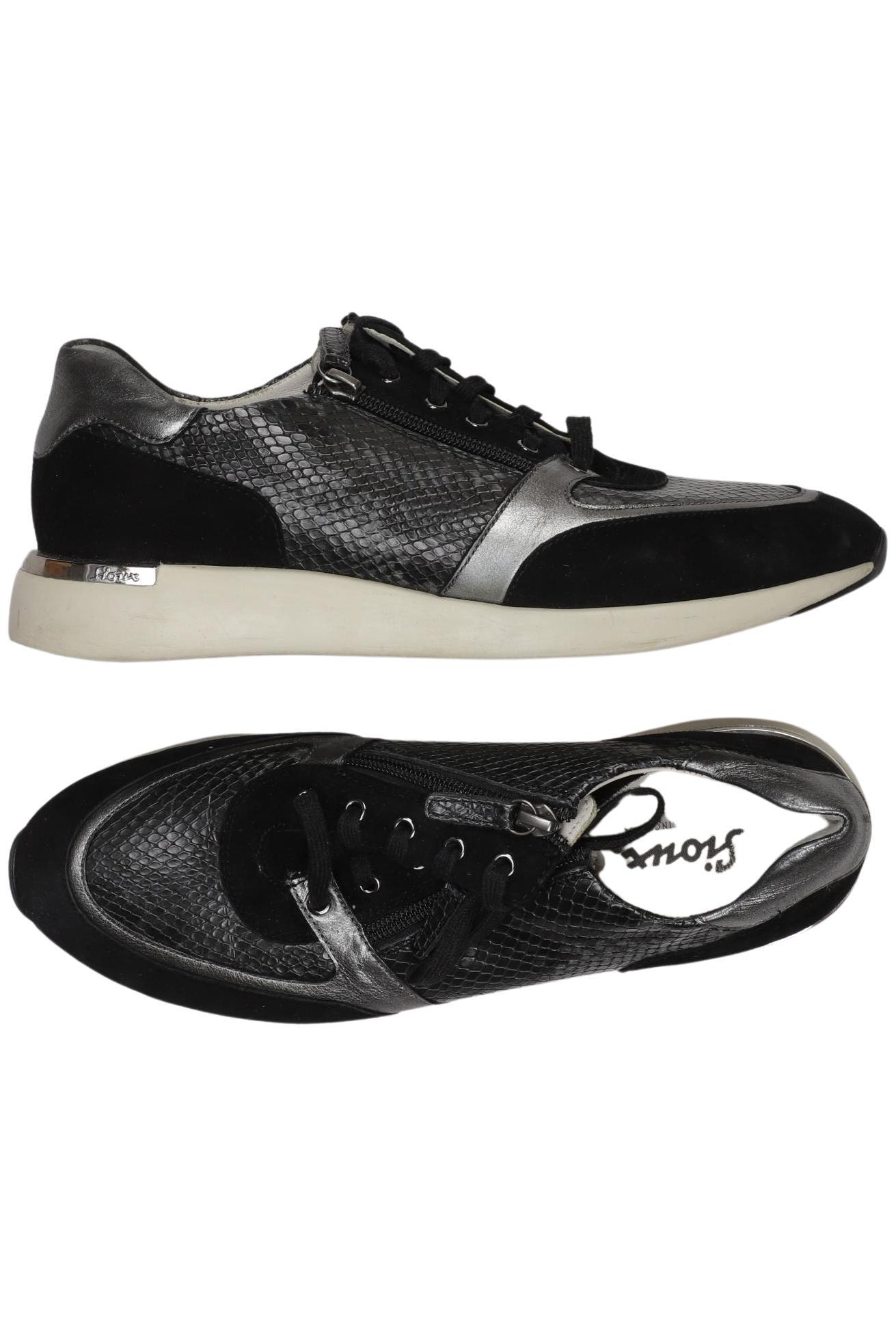 

Sioux Damen Sneakers, schwarz, Gr. 7.5