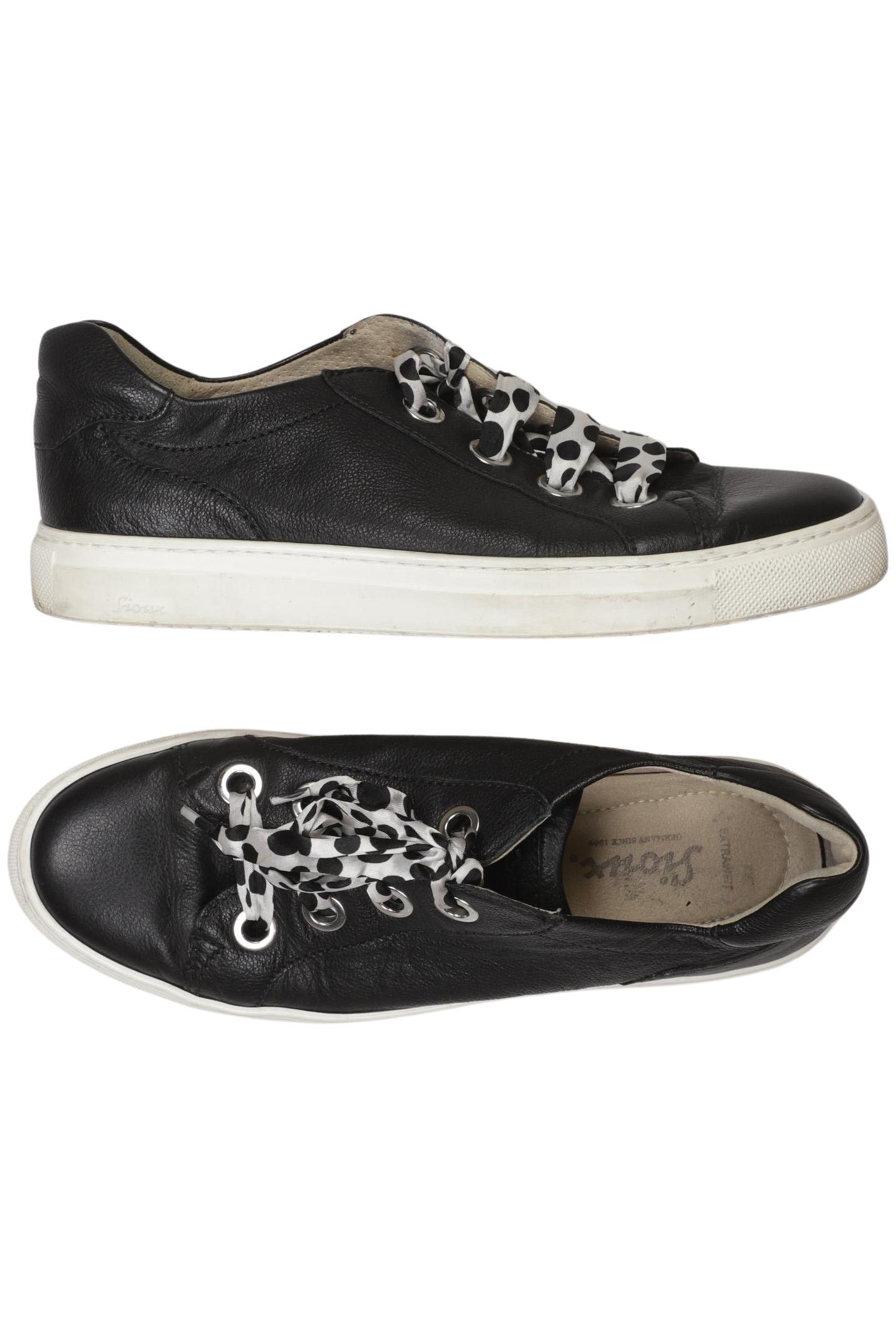 

Sioux Damen Sneakers, schwarz, Gr. 6
