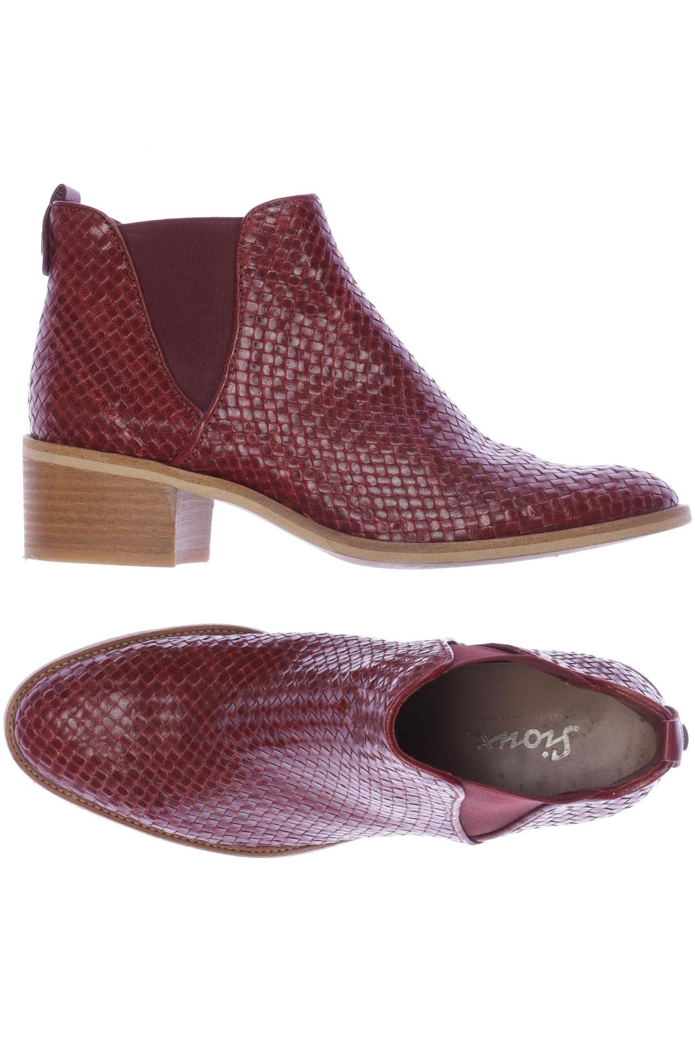 

Sioux Damen Stiefelette, rot, Gr. 4
