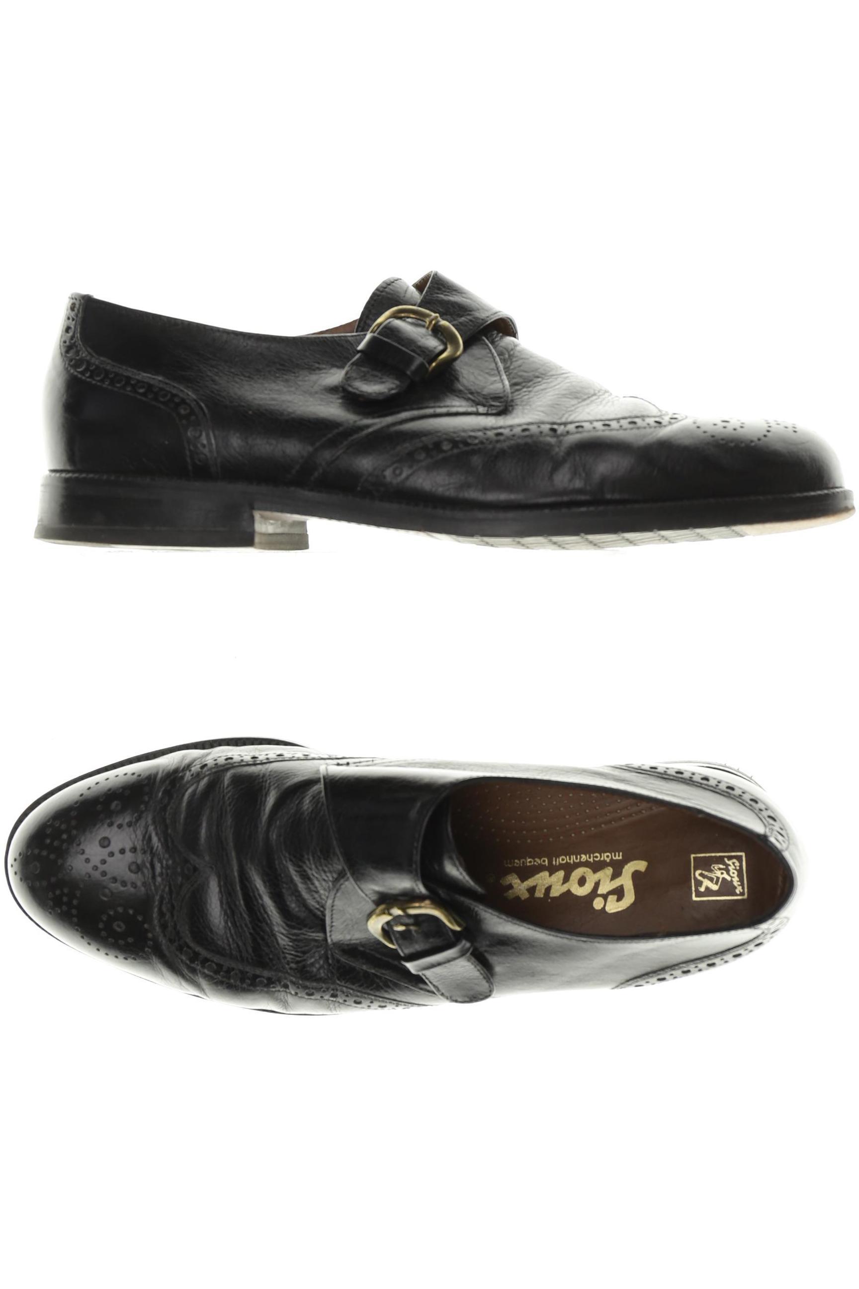 

Sioux Herren Halbschuh, schwarz, Gr. 8.5