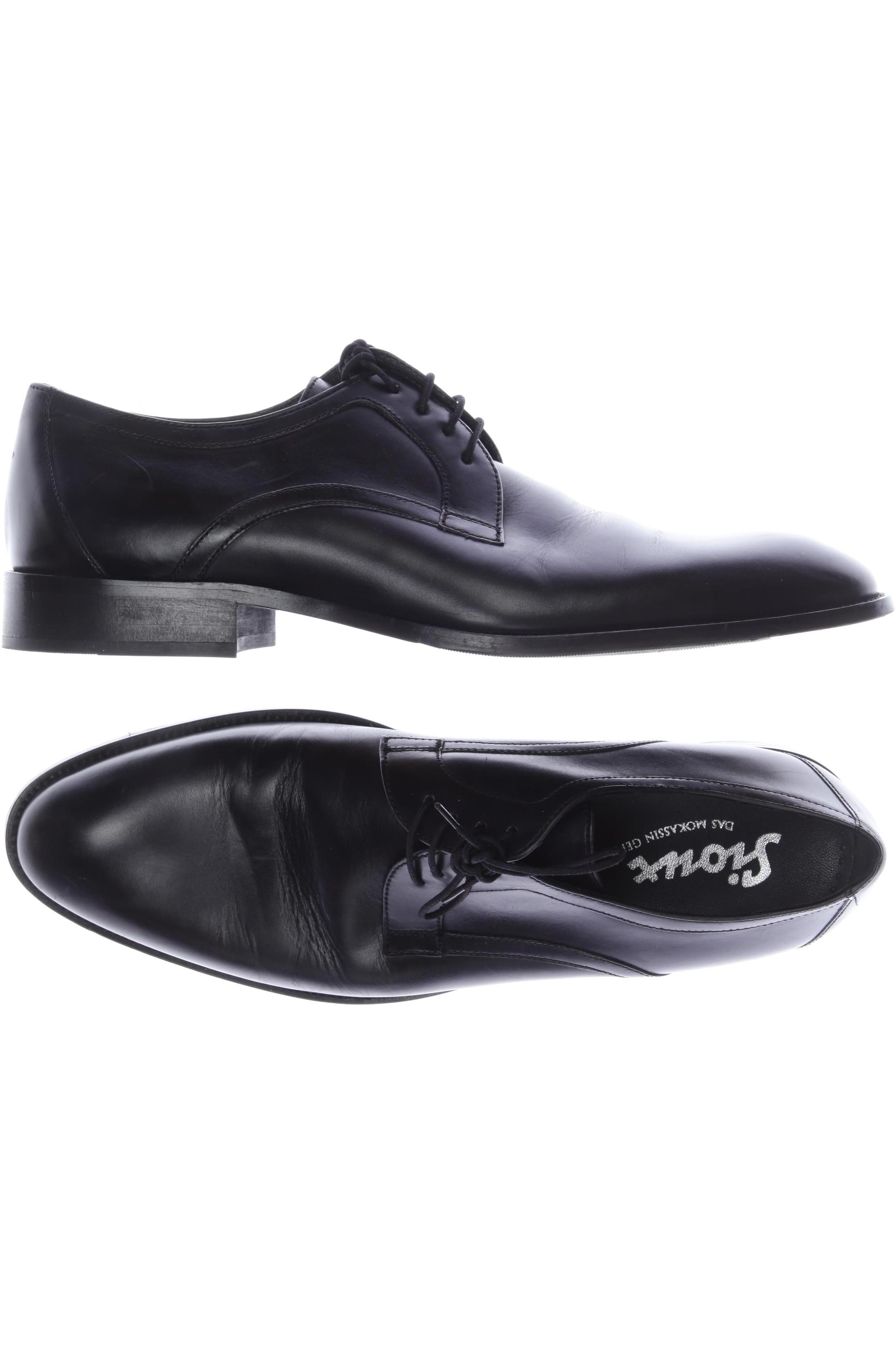 

Sioux Herren Halbschuh, schwarz, Gr. 10.5