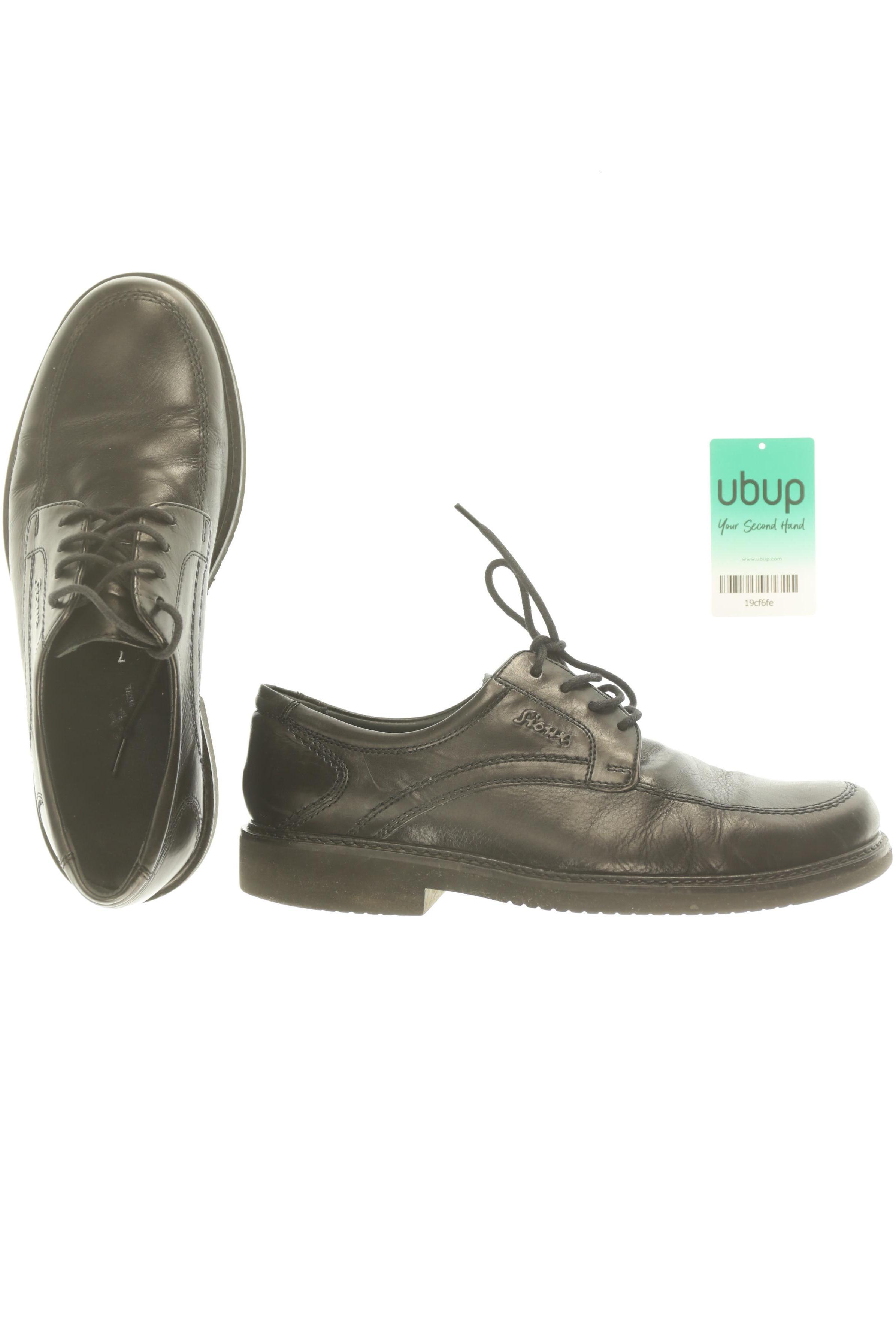 

Sioux Herren Halbschuh, schwarz, Gr. 7