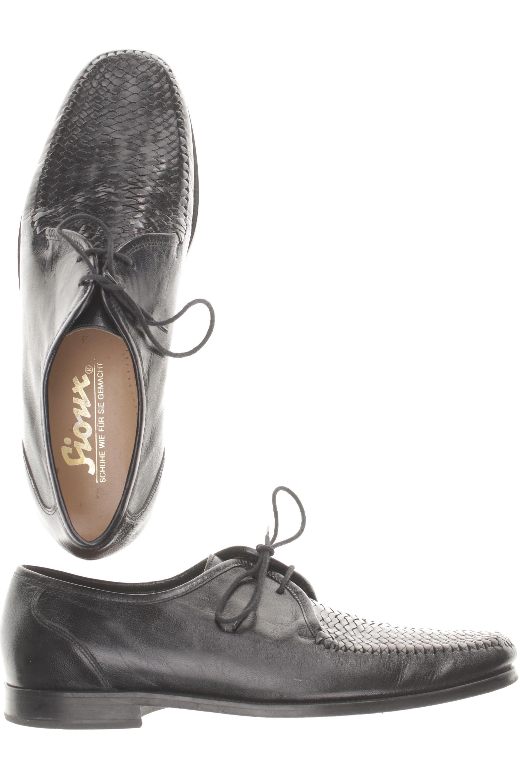 

Sioux Herren Halbschuh, schwarz, Gr. 9