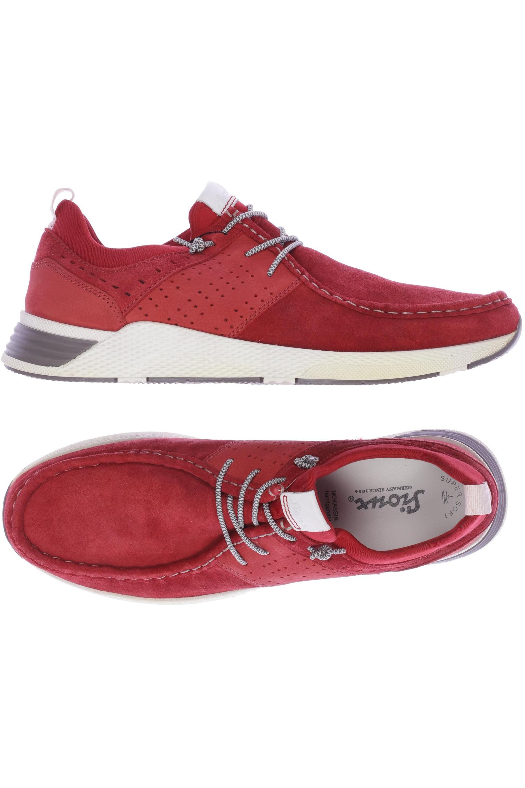 

Sioux Herren Halbschuh, rot, Gr. 11
