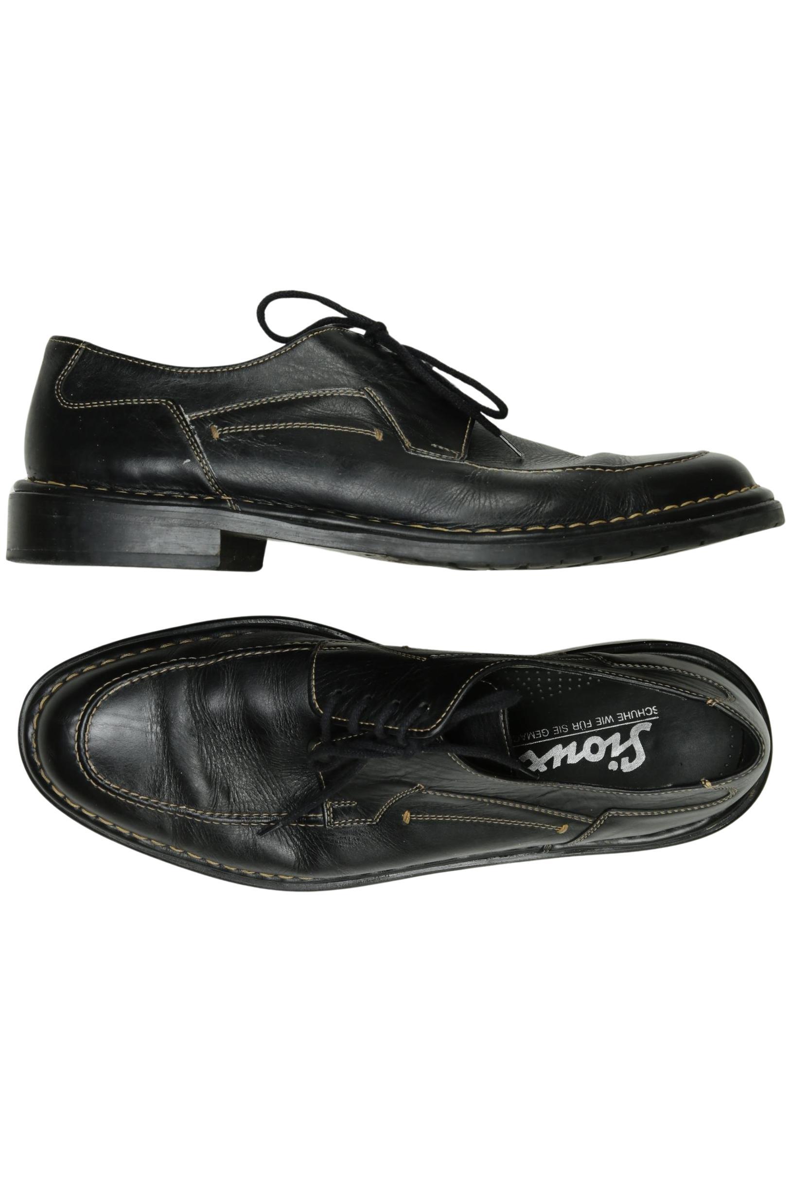 

Sioux Herren Halbschuh, schwarz, Gr. 8.5
