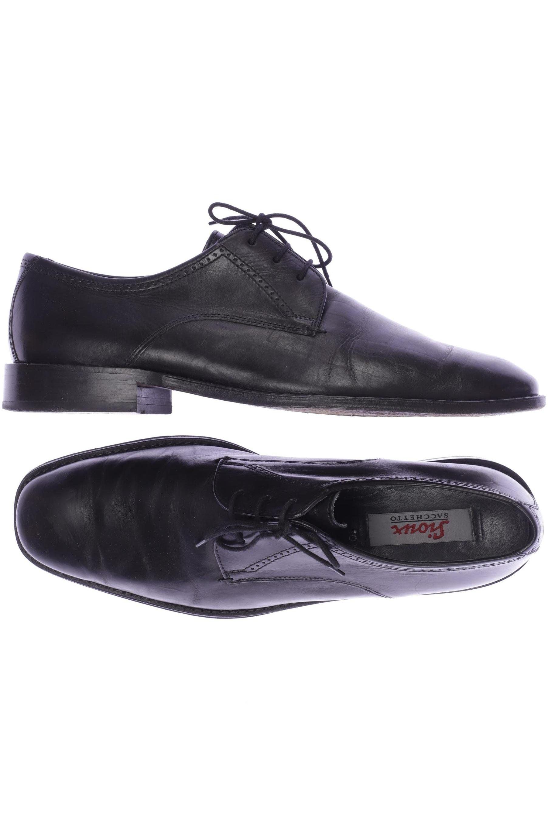 

Sioux Herren Halbschuh, schwarz, Gr. 10.5