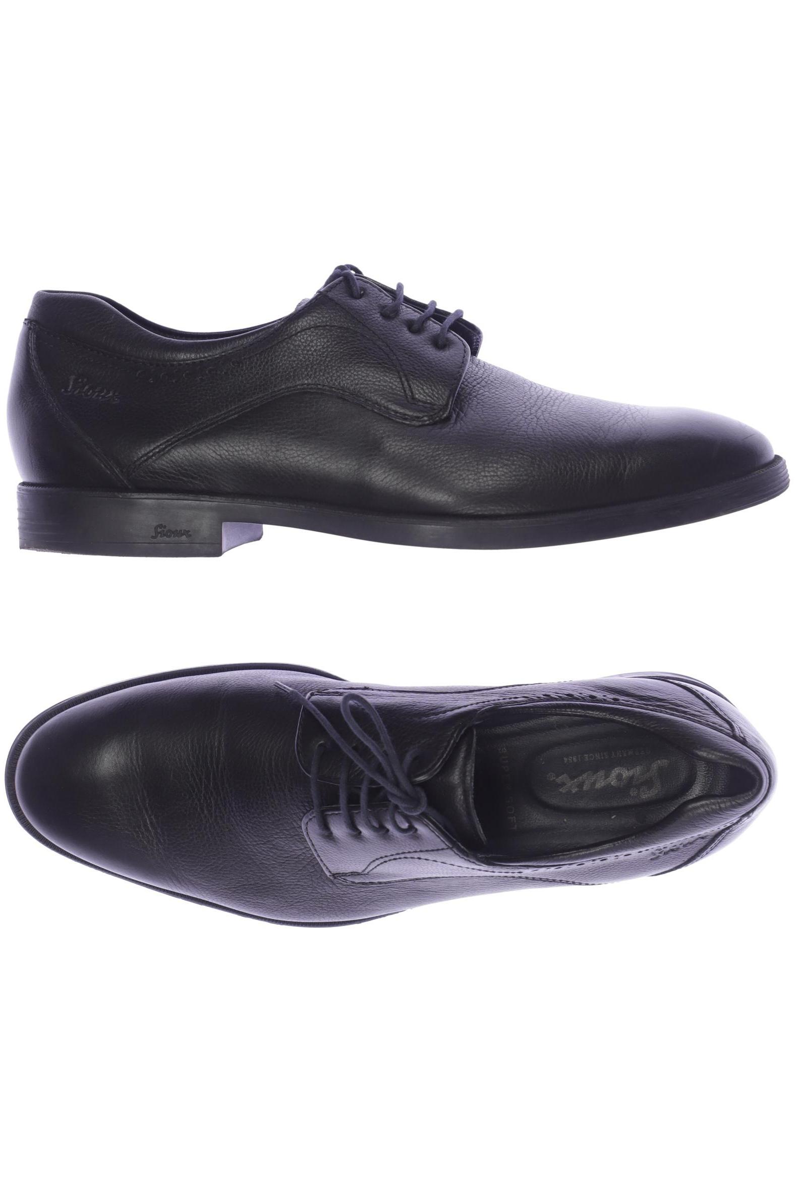 

Sioux Herren Halbschuh, schwarz, Gr. 7.5