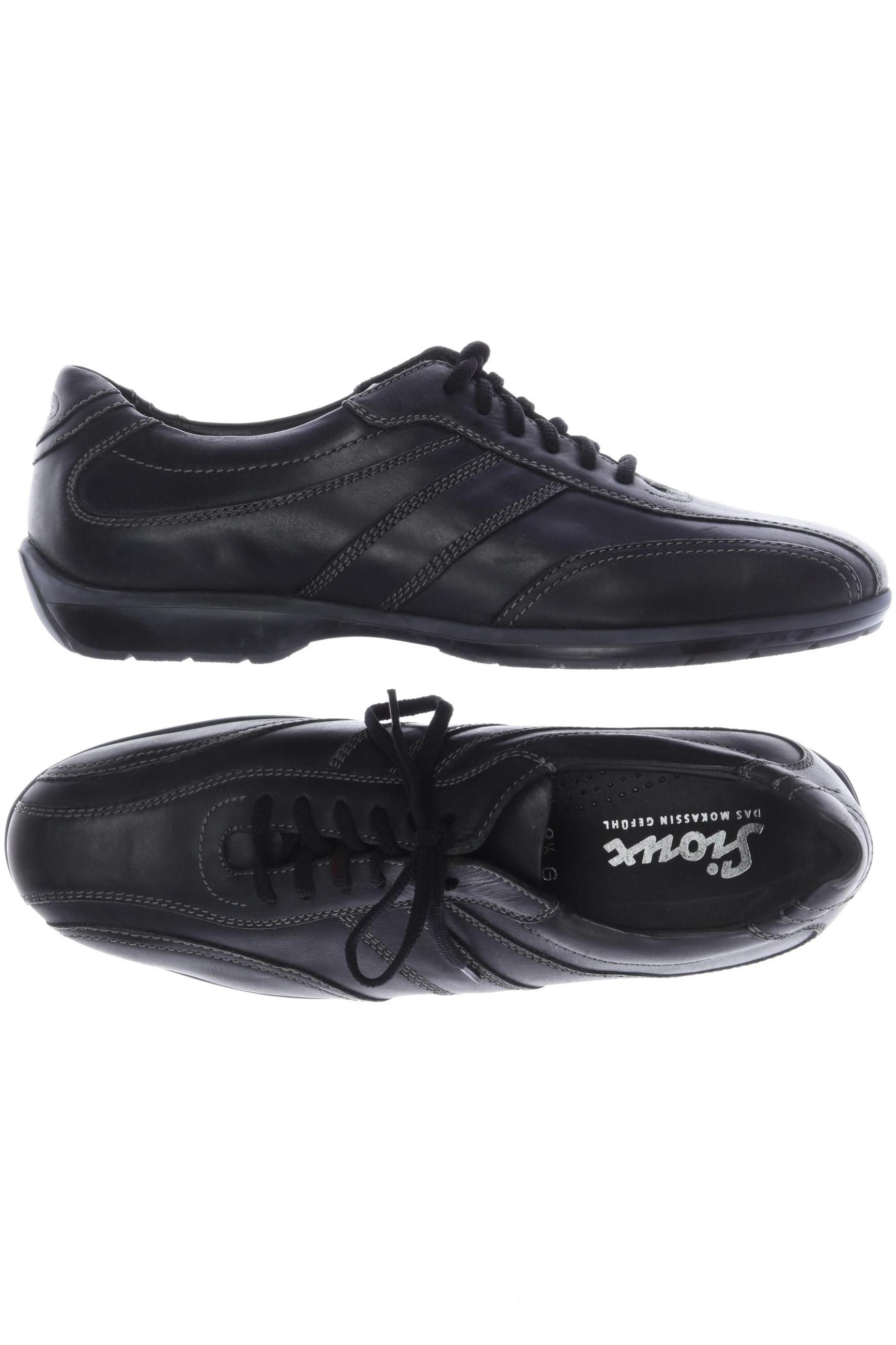 

Sioux Herren Halbschuh, schwarz, Gr. 8.5