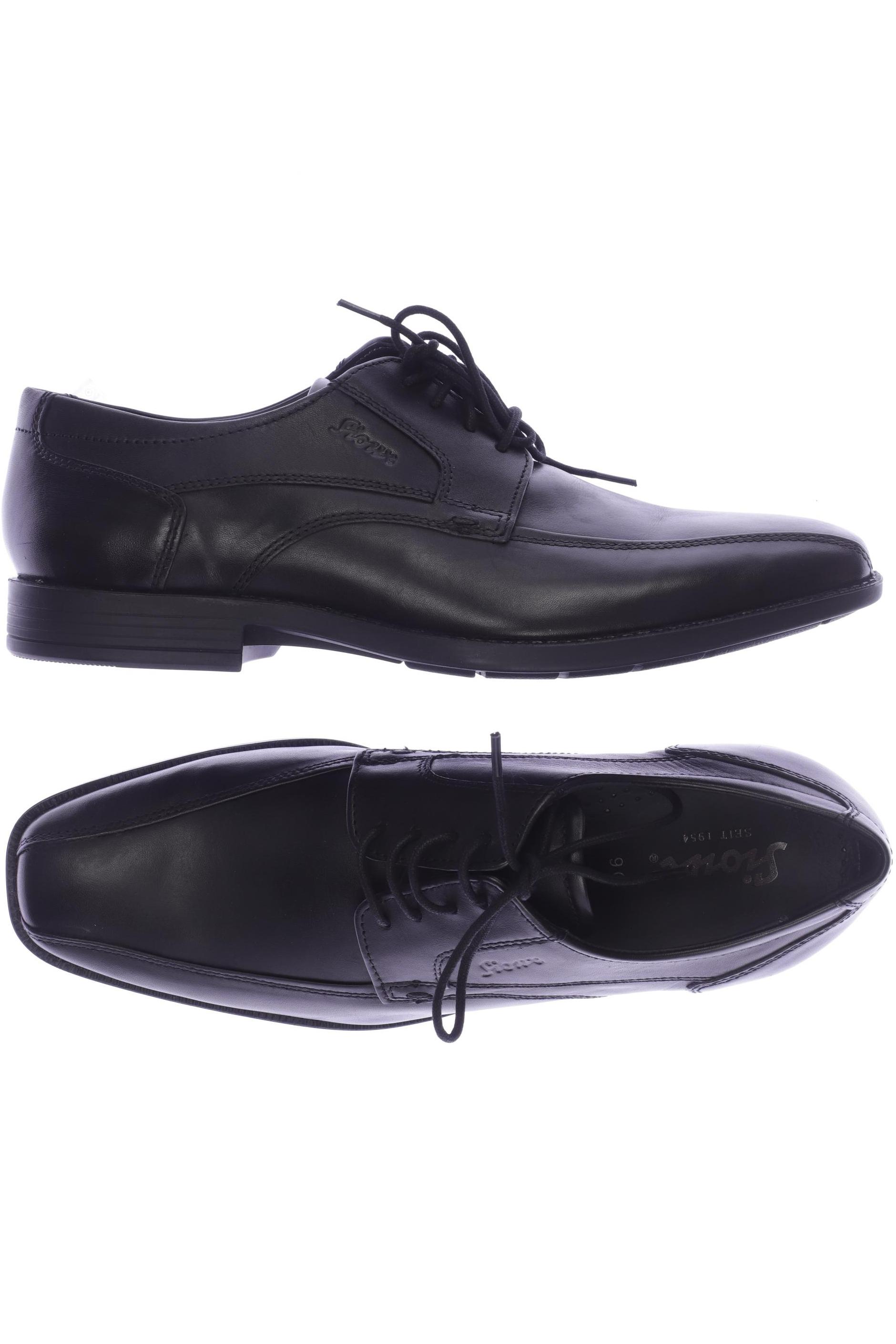 

Sioux Herren Halbschuh, schwarz, Gr. 9