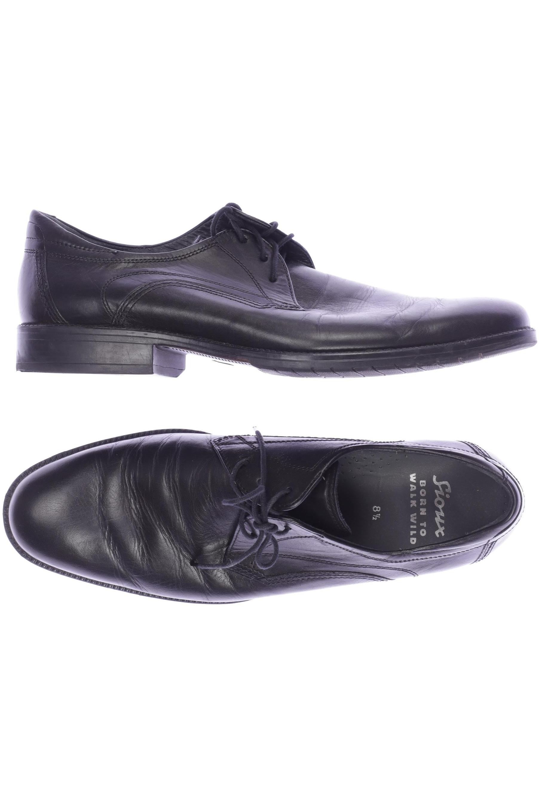 

Sioux Herren Halbschuh, schwarz, Gr. 8.5