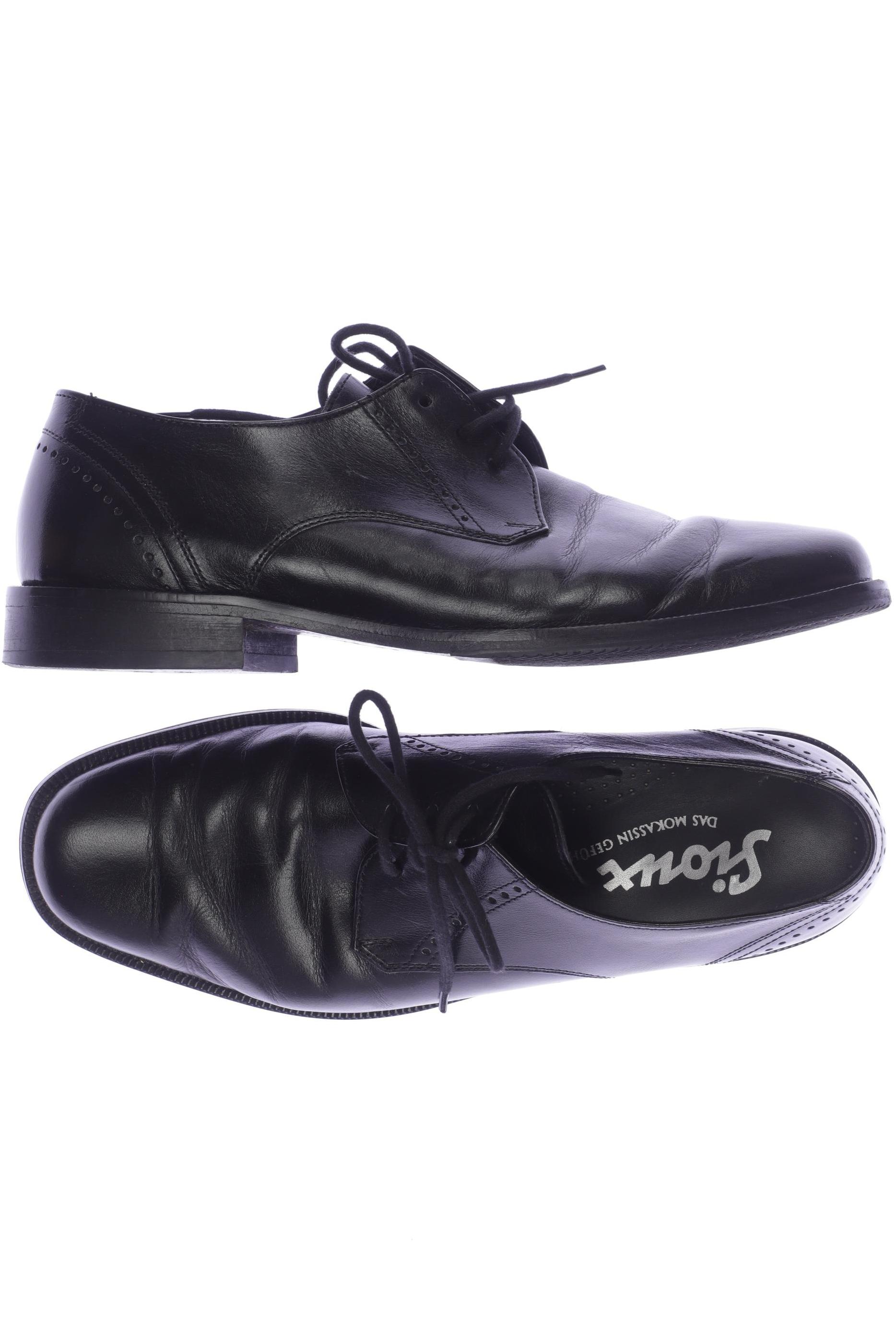 

Sioux Herren Halbschuh, schwarz, Gr. 7.5