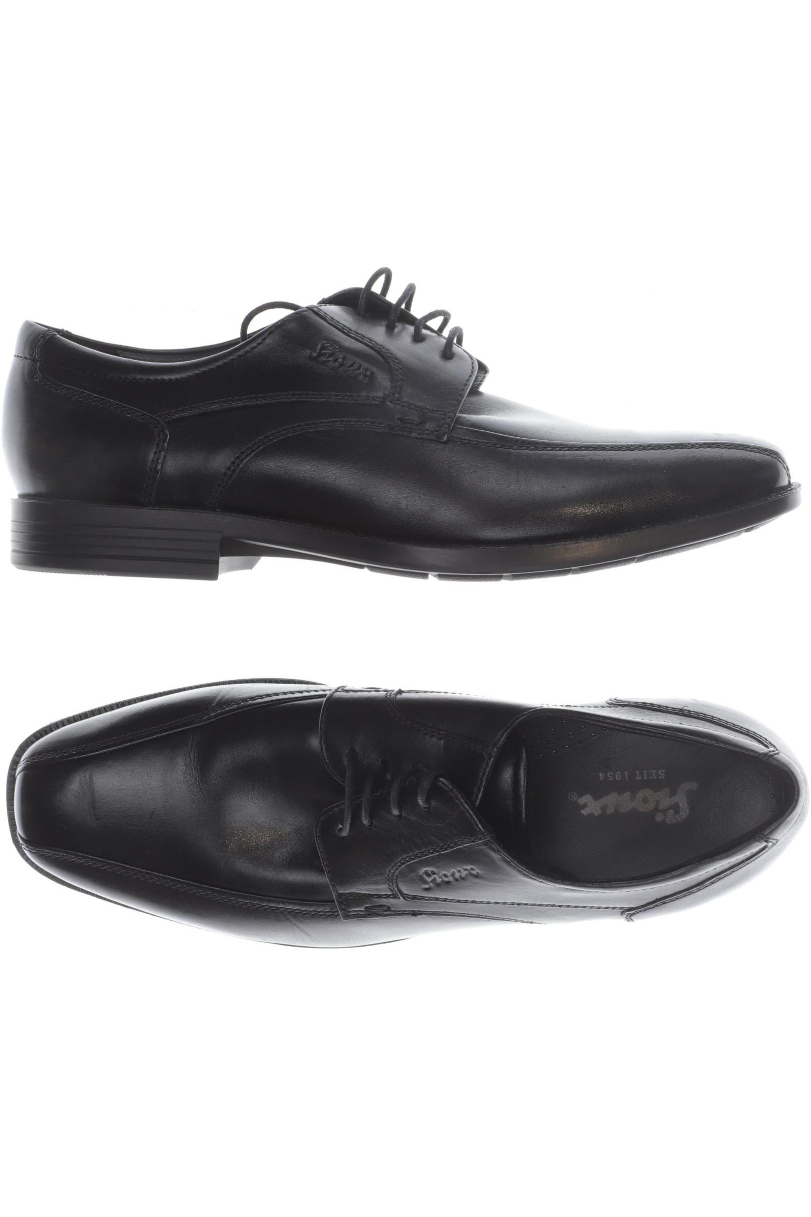 

Sioux Herren Halbschuh, schwarz, Gr. 7