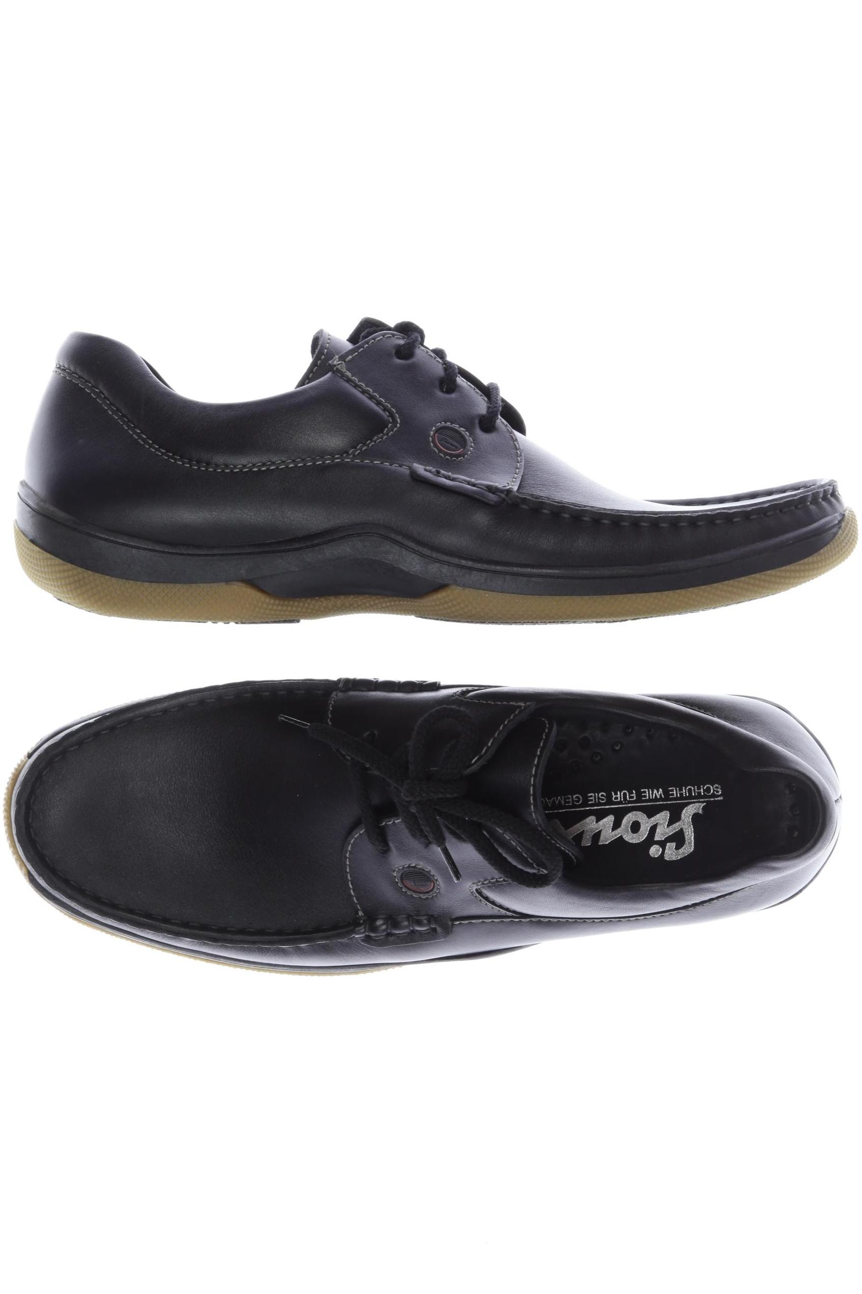 

Sioux Herren Halbschuh, schwarz, Gr. 8