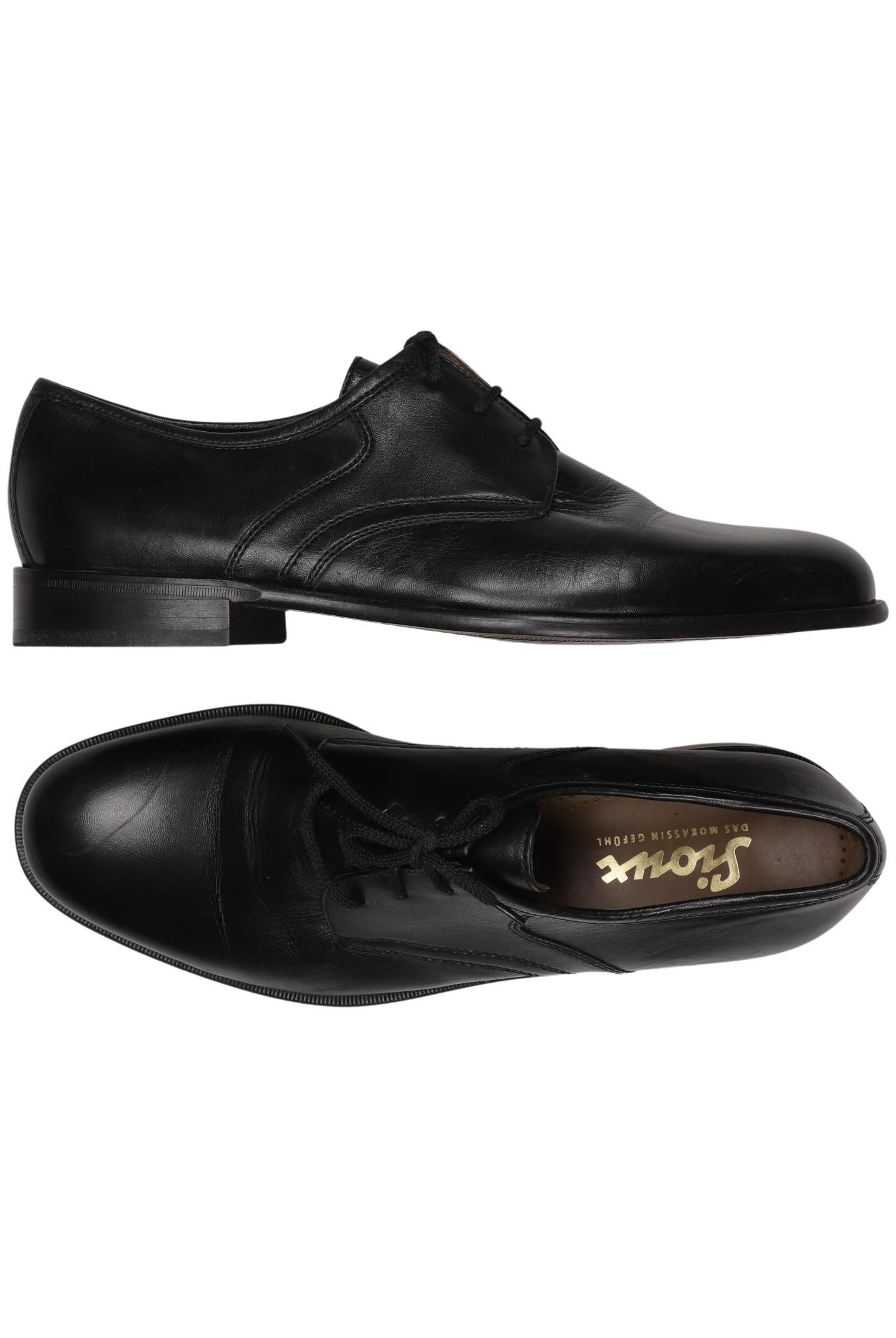 

Sioux Herren Halbschuh, schwarz, Gr. 10.5