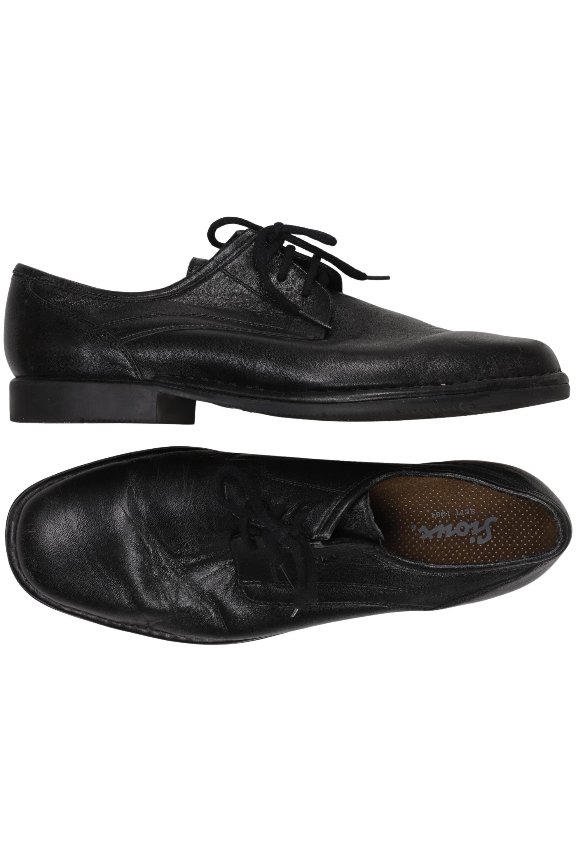 

Sioux Herren Halbschuh, schwarz, Gr. 10.5